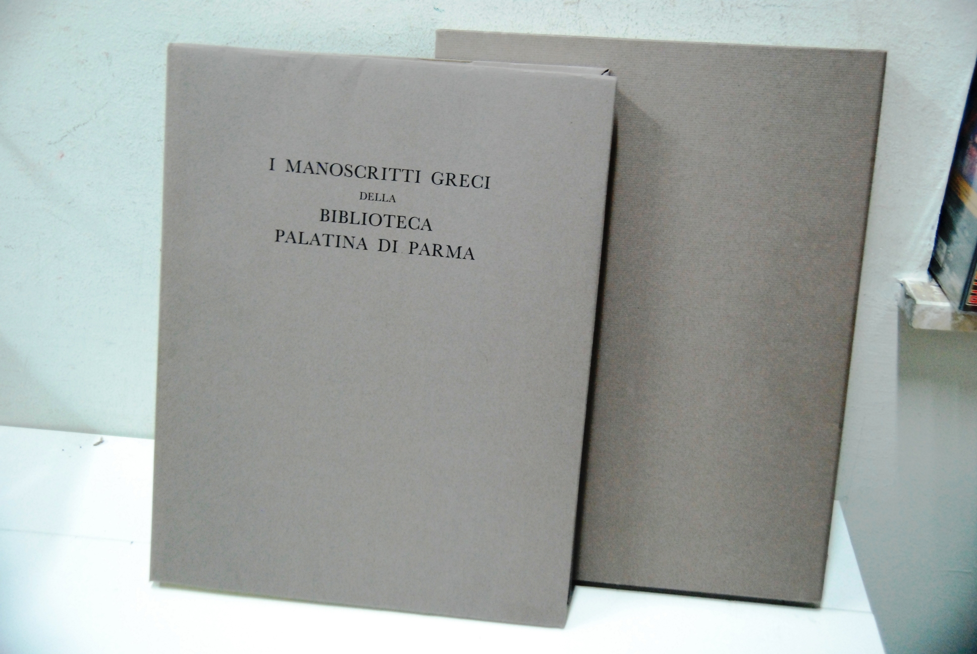 i manoscritti greci della biblioteca palatina di parma