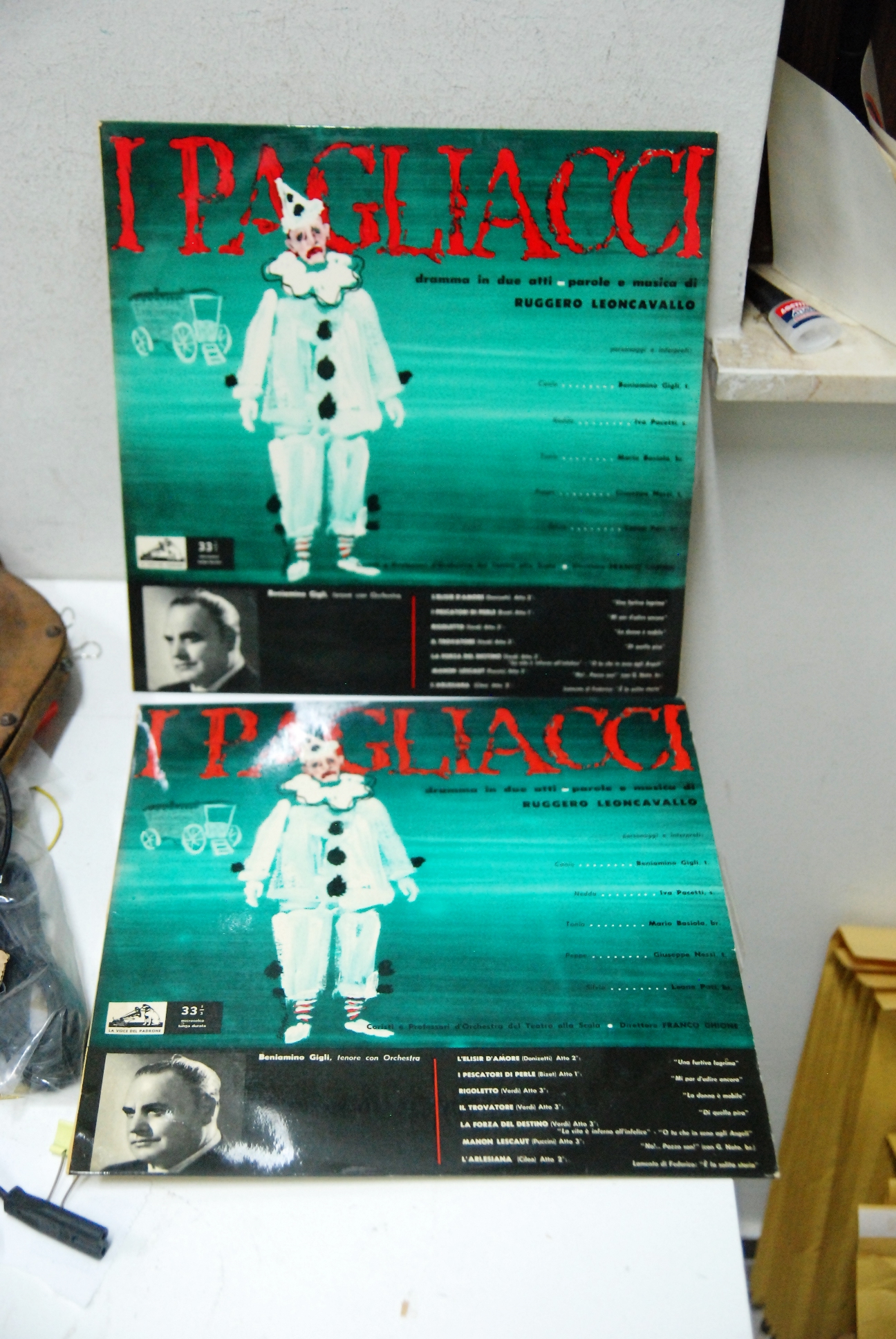 i pagliacci dramma in due atti DOPPIO LP - nuovo