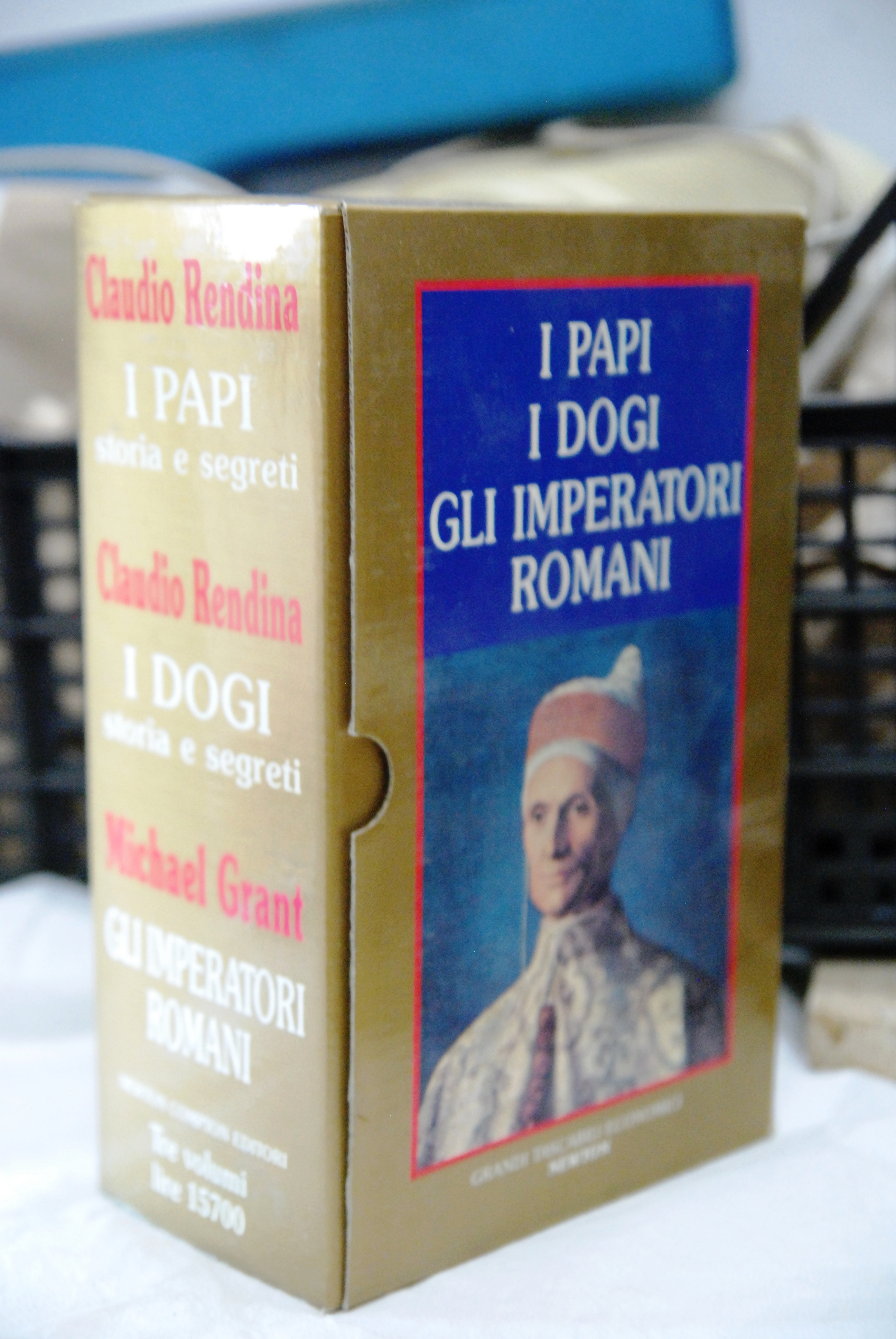 I PAPI dogi imperatori romani opera cpl. in cofanetto NUOVI
