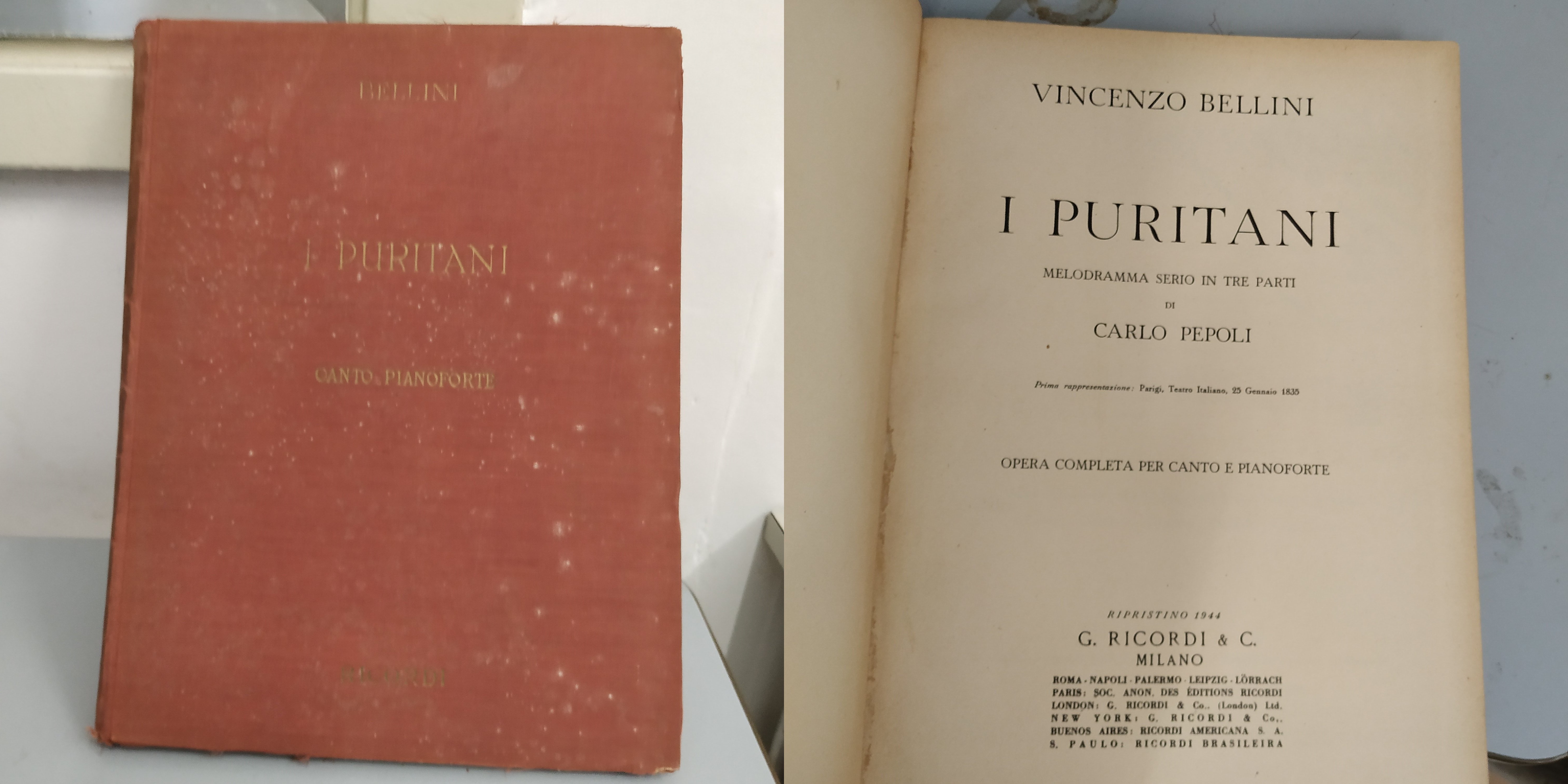 i puritani melodramma in tre atti di carlo pepoli opera …