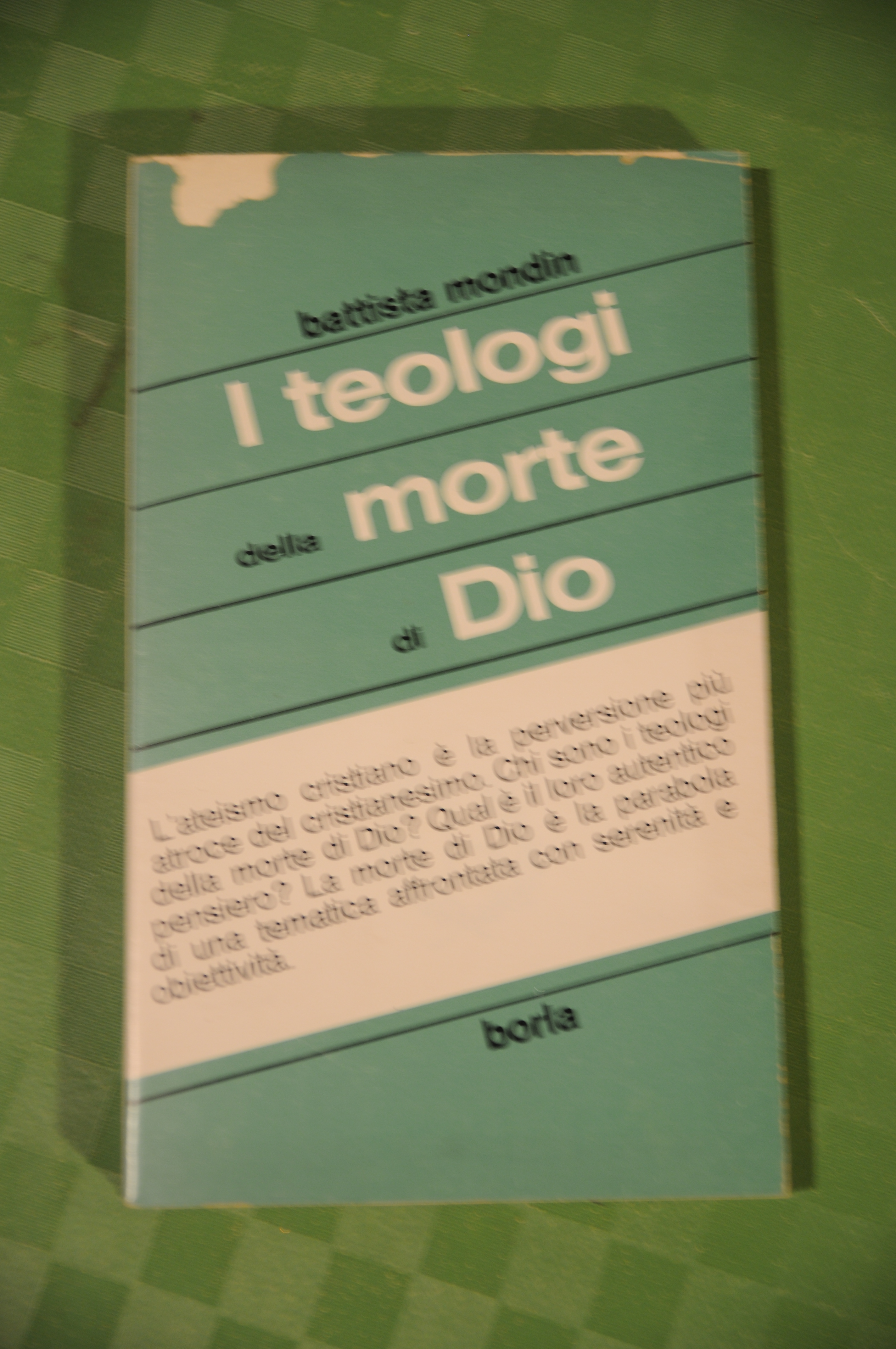 i teologi della morte di dio NUOVO