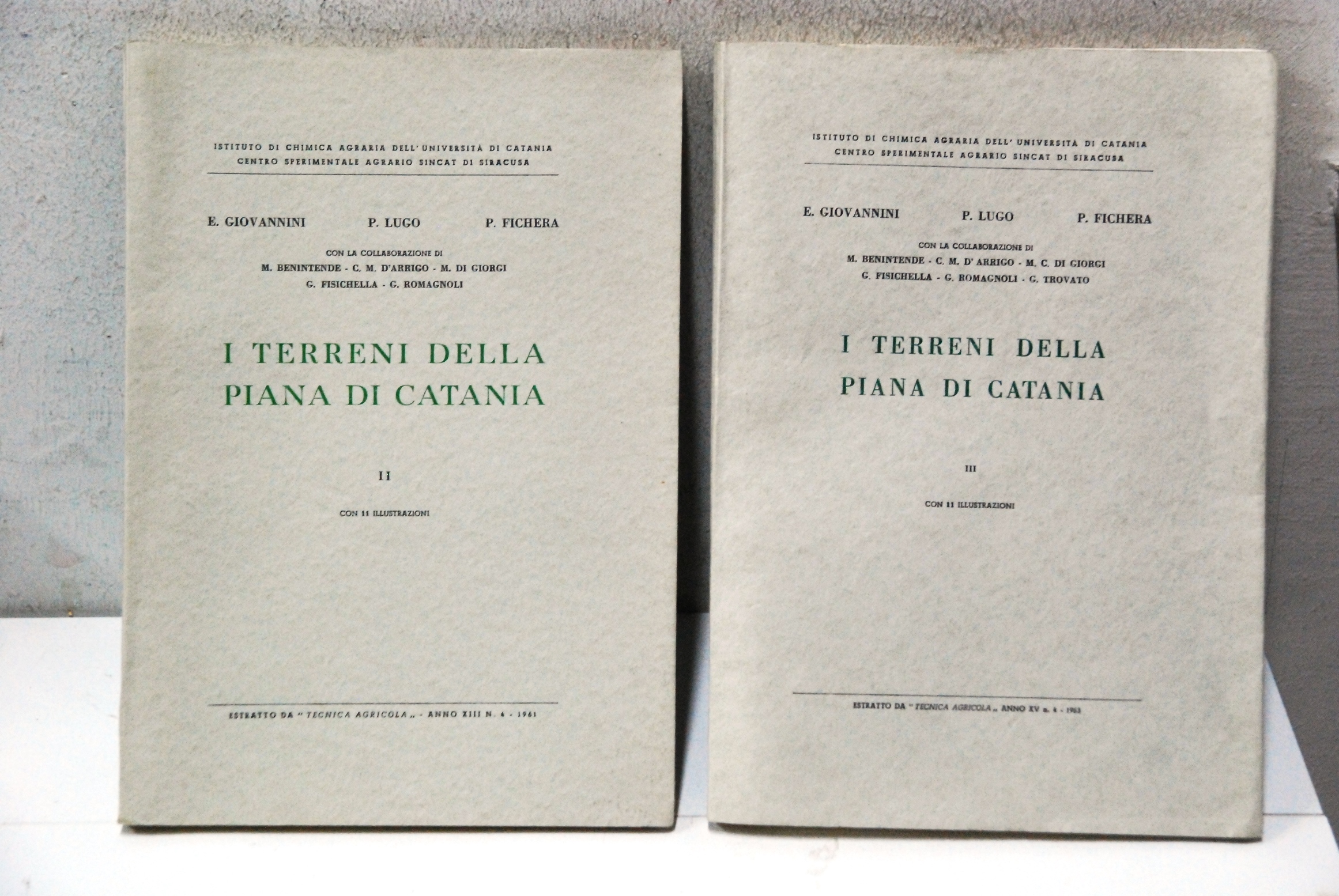 i terreni della piana di catania vol. 2 e 3