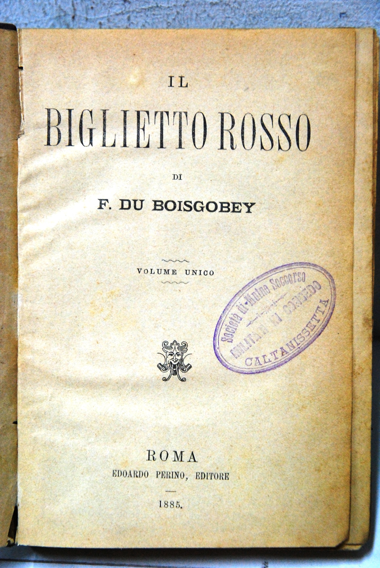il biglietto rosso