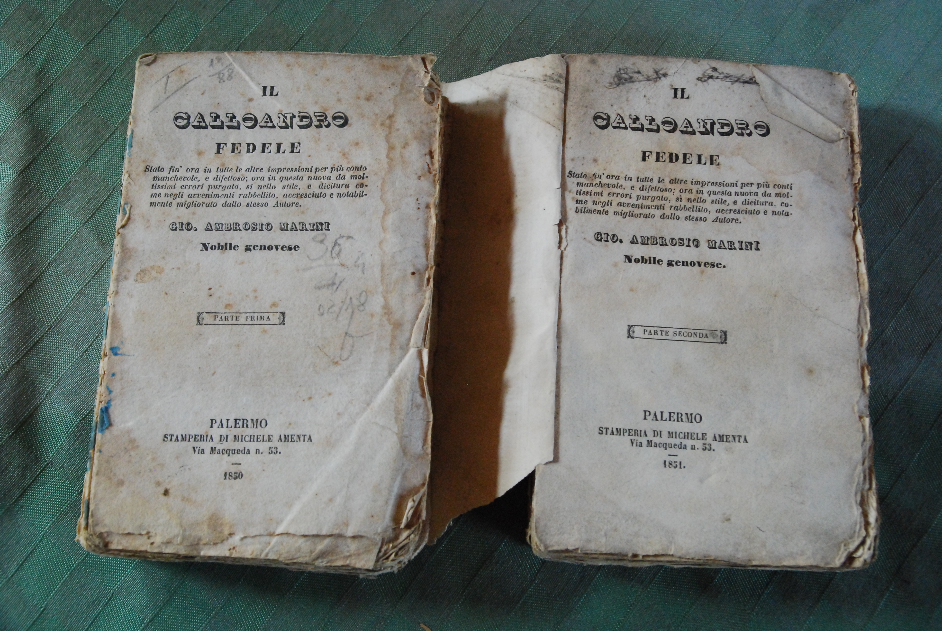 il calloandro fedele 2 voll. opera cpl. come da foto …