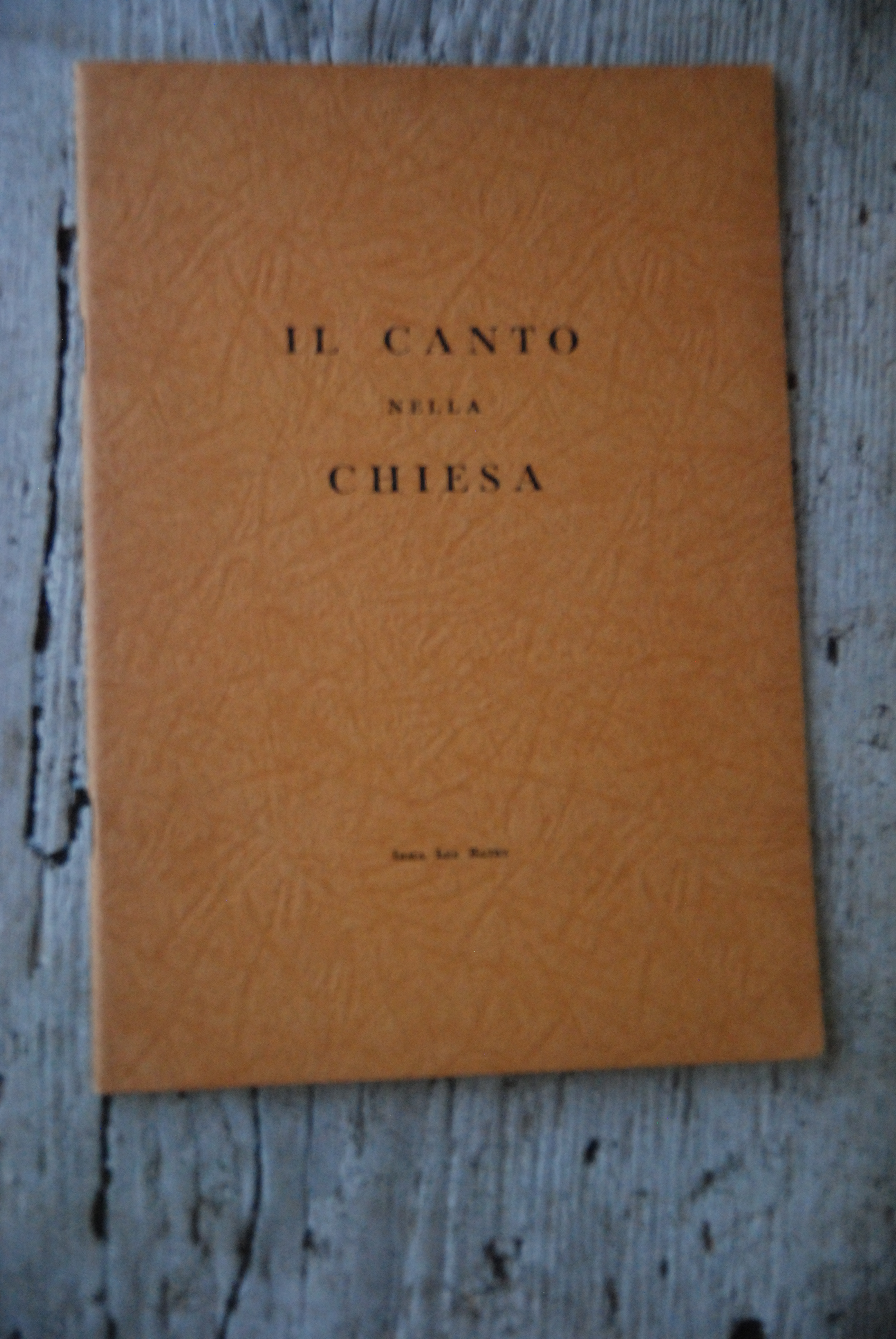 il canto della chiesa