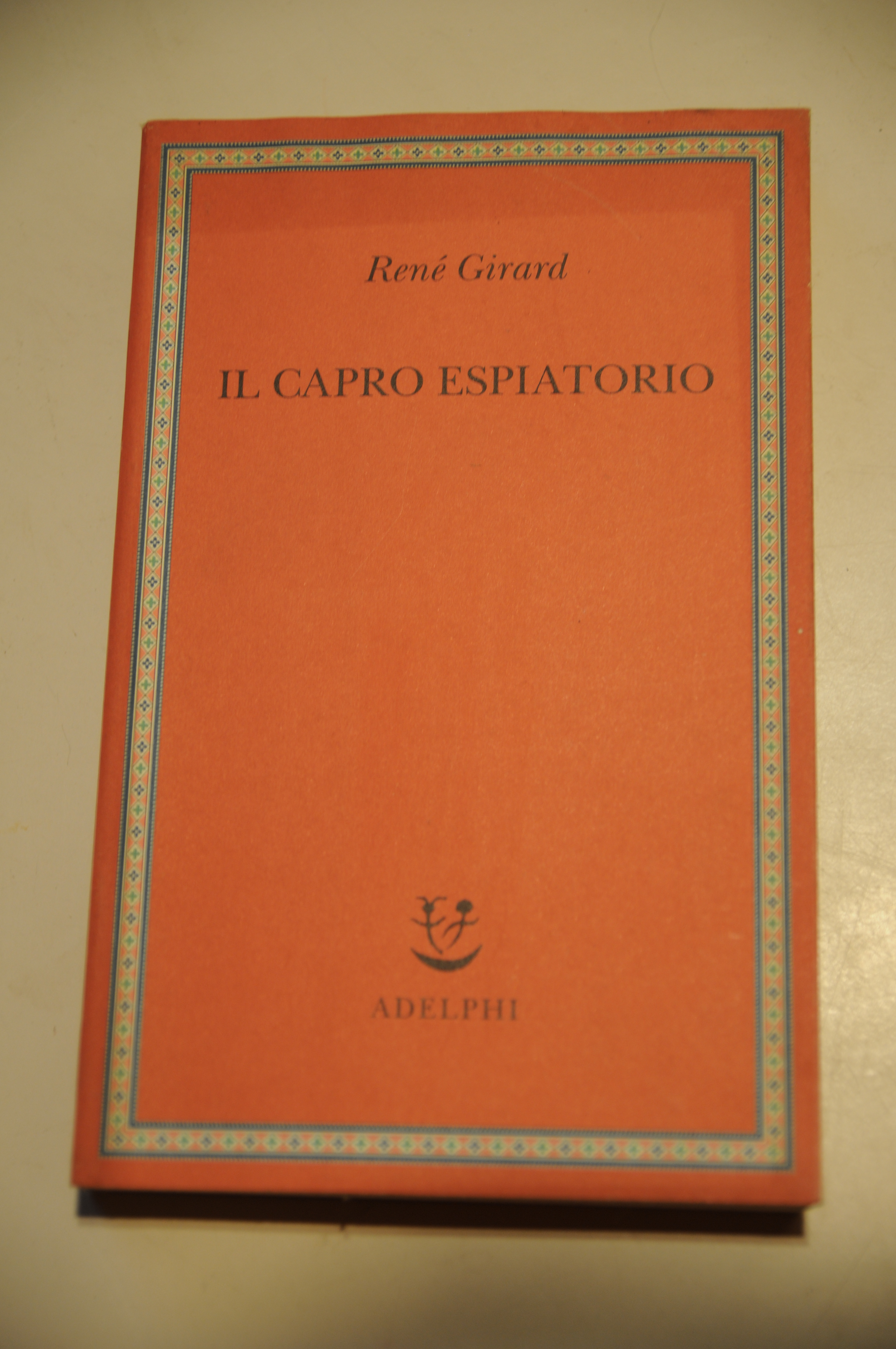 il capro espiatorio NUOVO (firma di possesso)