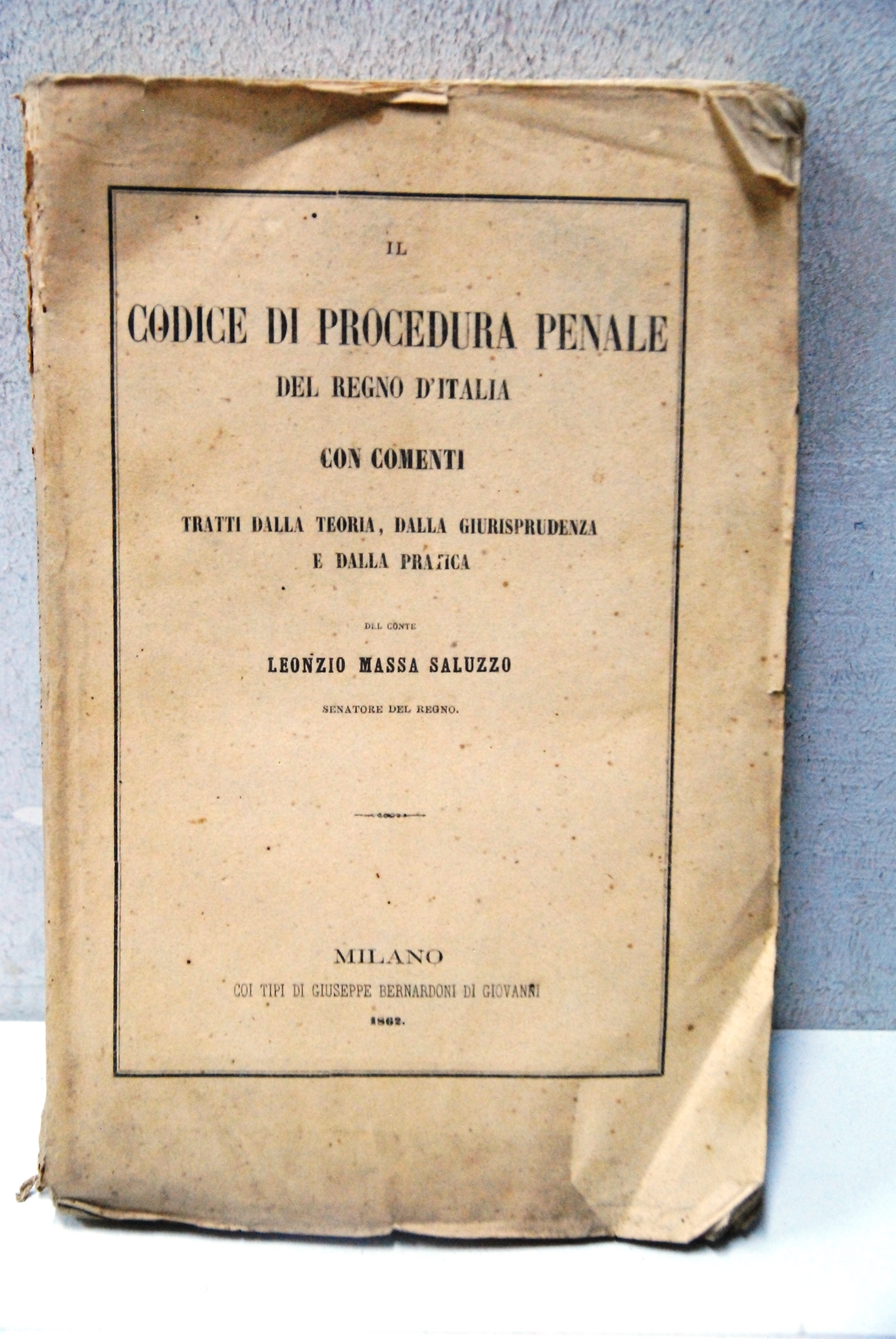 il codice di procedura penale del regno d'italia
