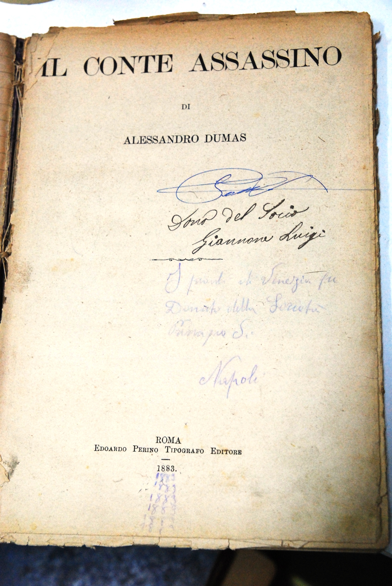 il conte assassino vol. unico