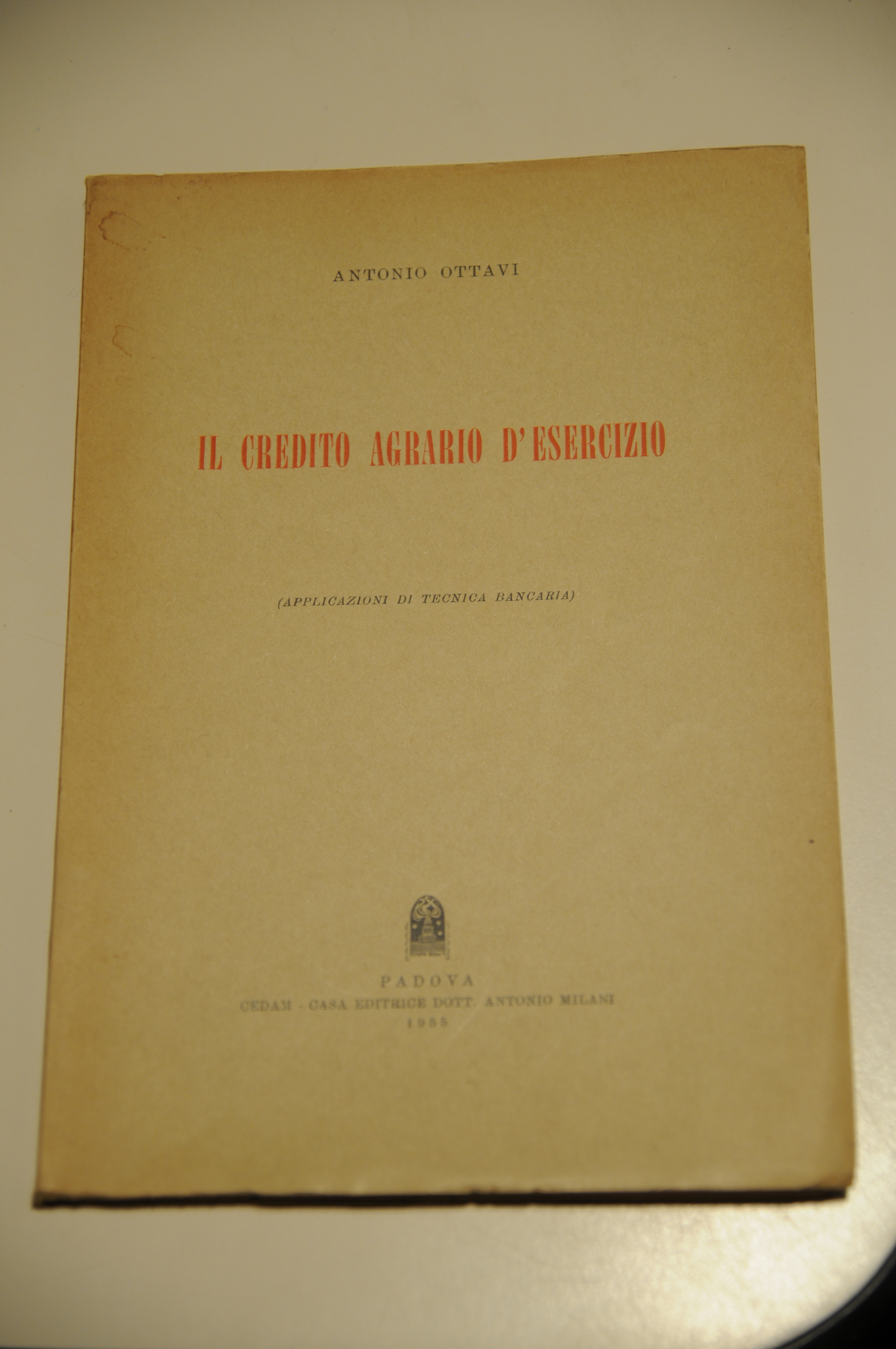 il credito agrario d'esercizio NUOVISSIMO