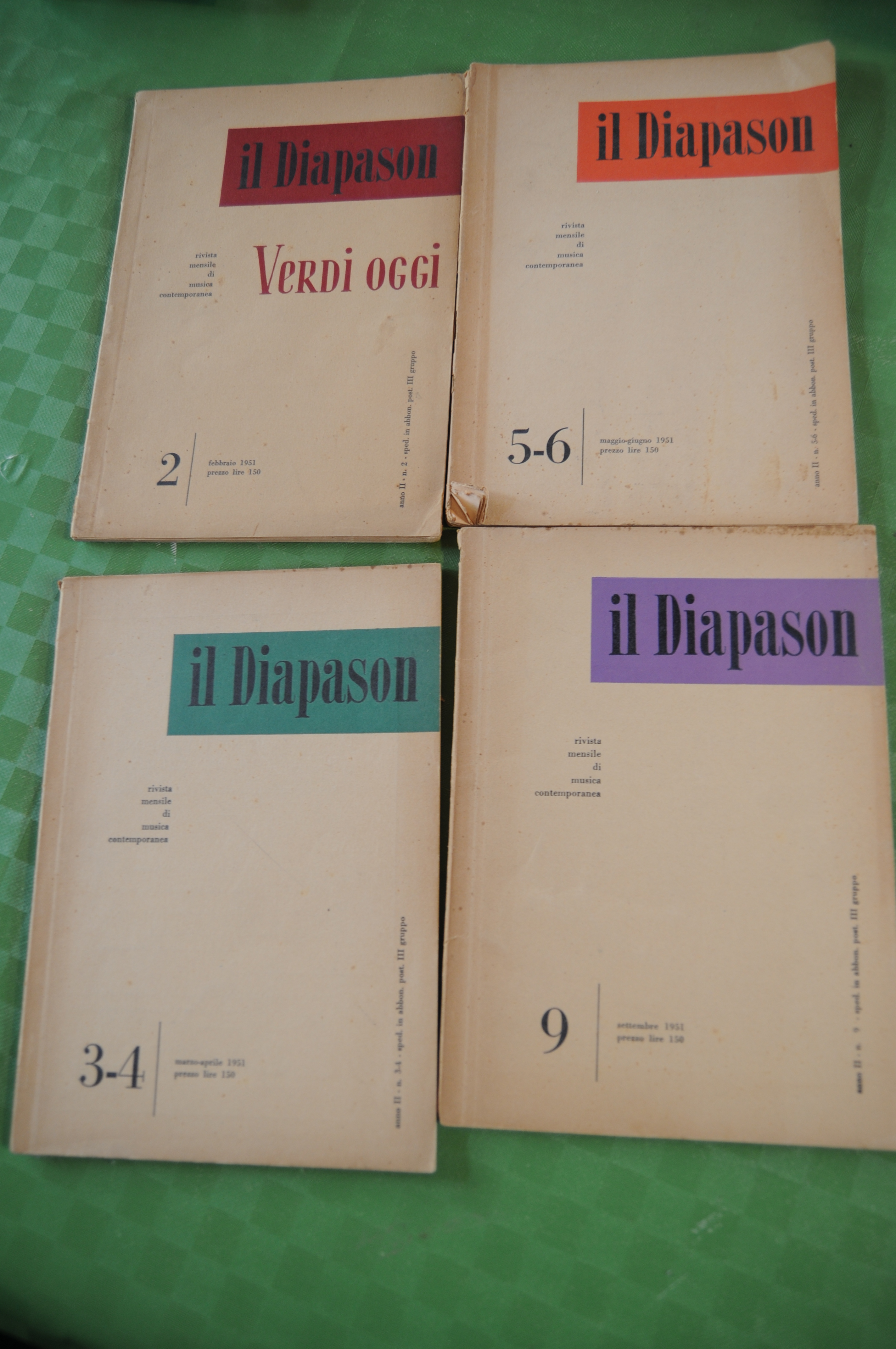 il diapason 2,3,4,5,6, 9