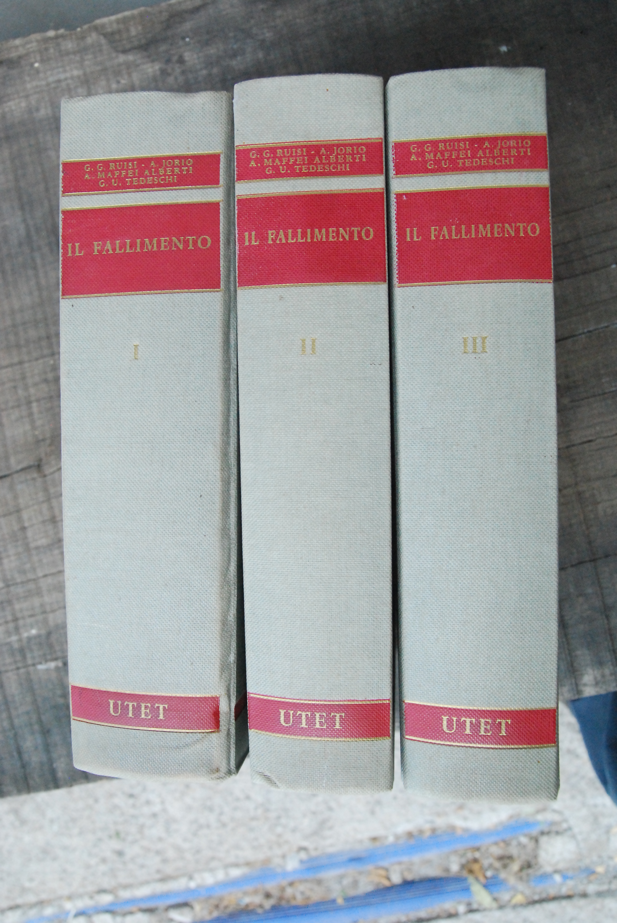 il fallimento 3 voll. NUOVI opera cpl.
