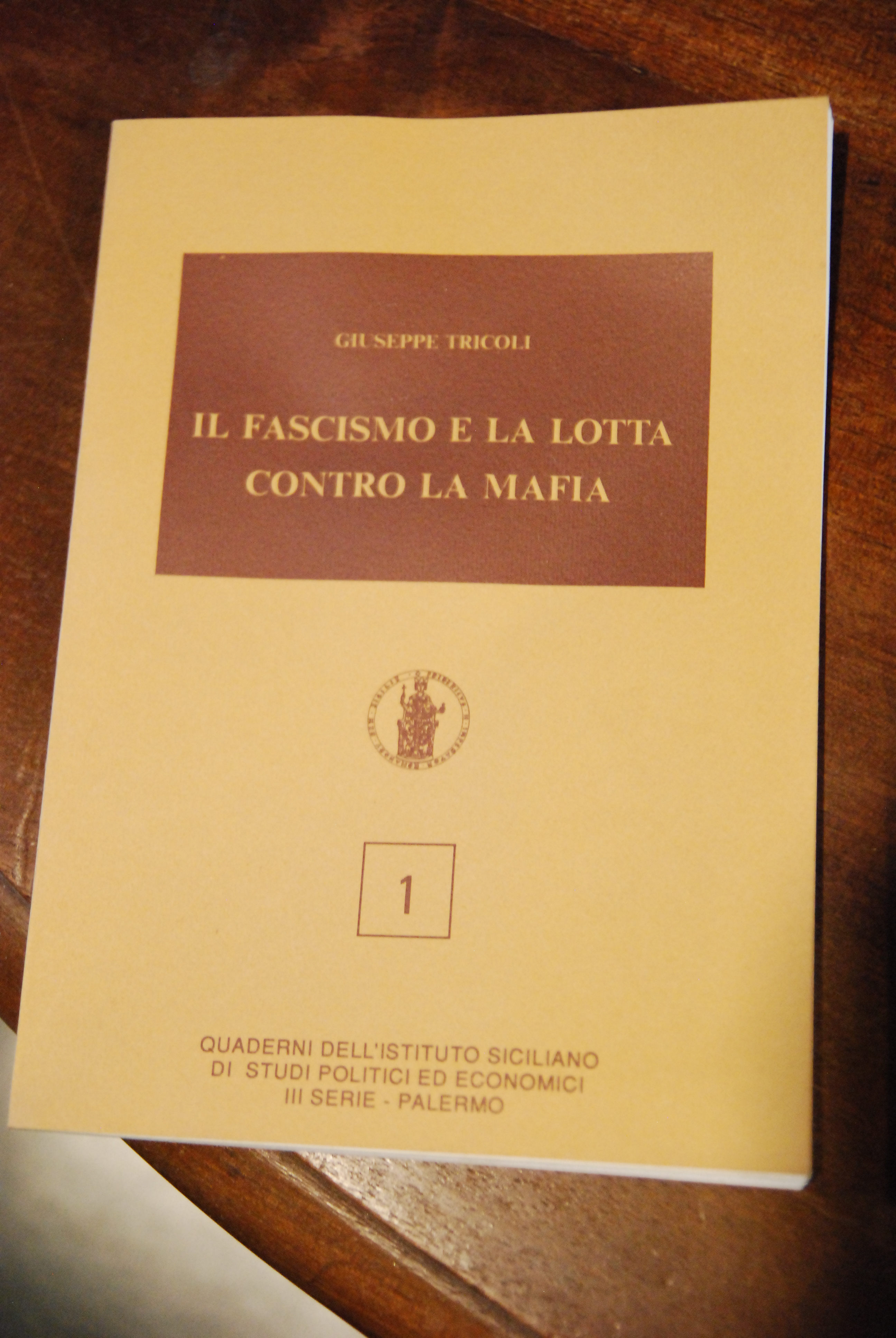 IL FASCISMO E la lotta contro la mafia NUOVO