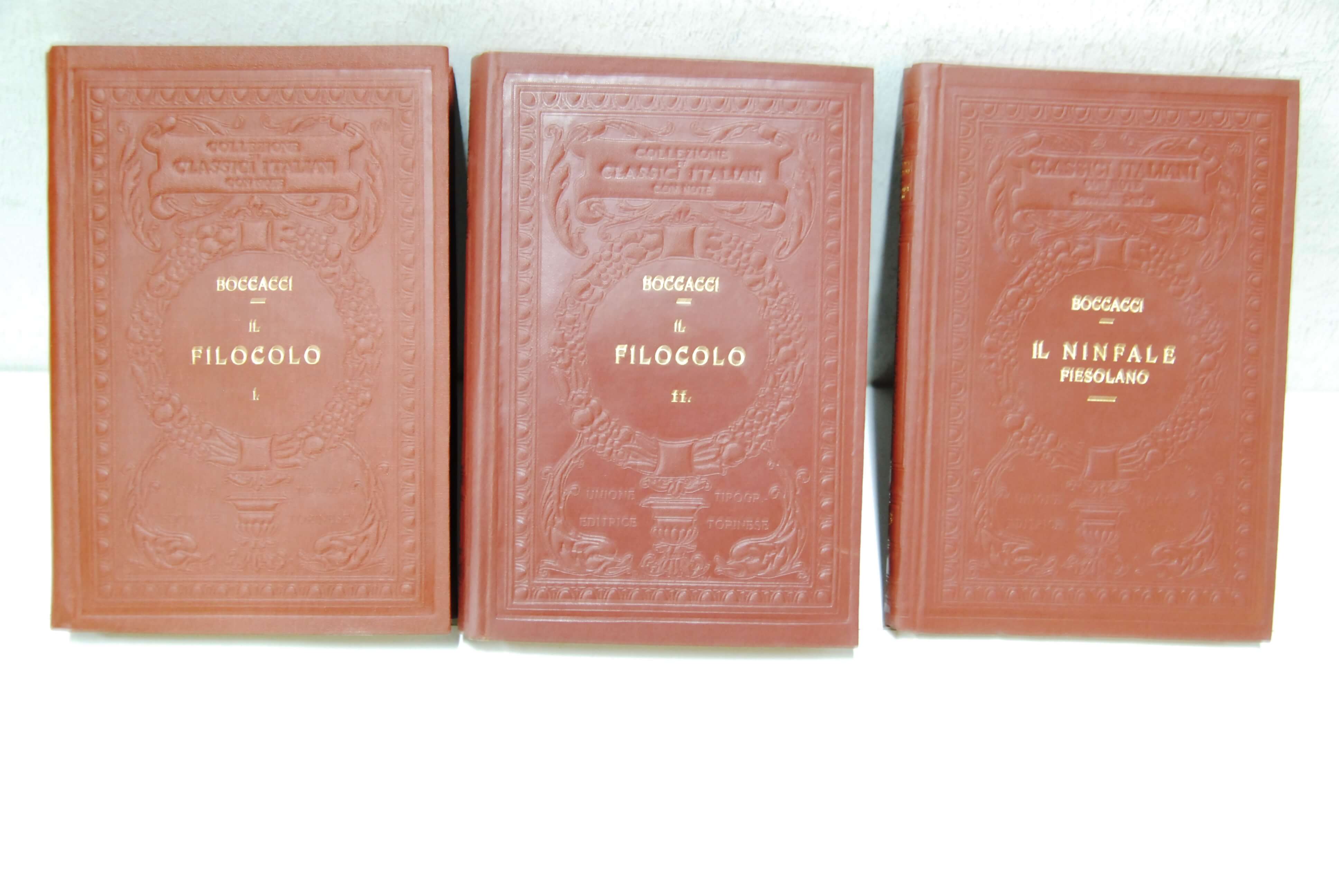 Il filocolo (2 volumi completi ? 1921) + il ninfale …