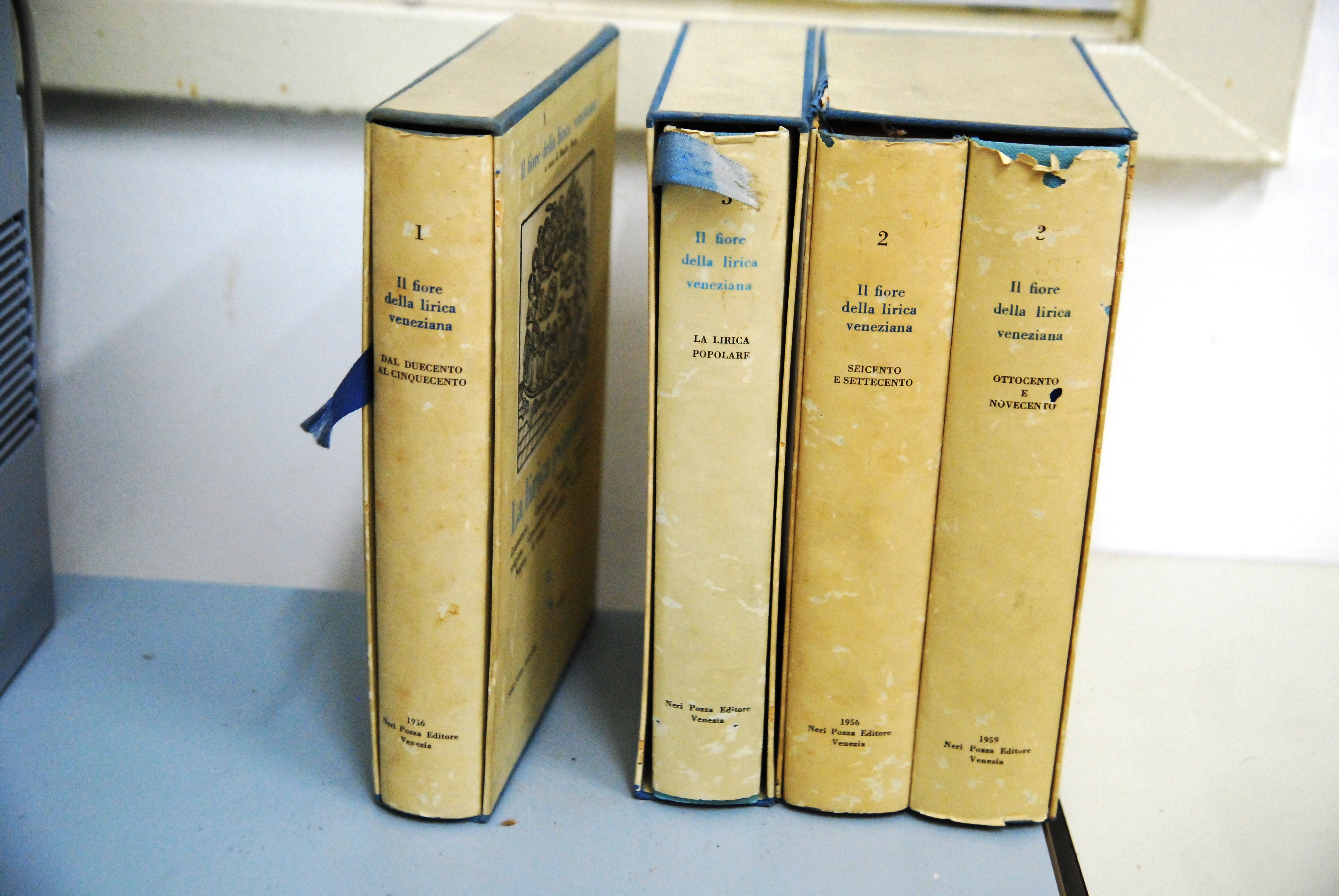 il fiore della lirica veneziana volumi 1,2,3,5 NUOVI