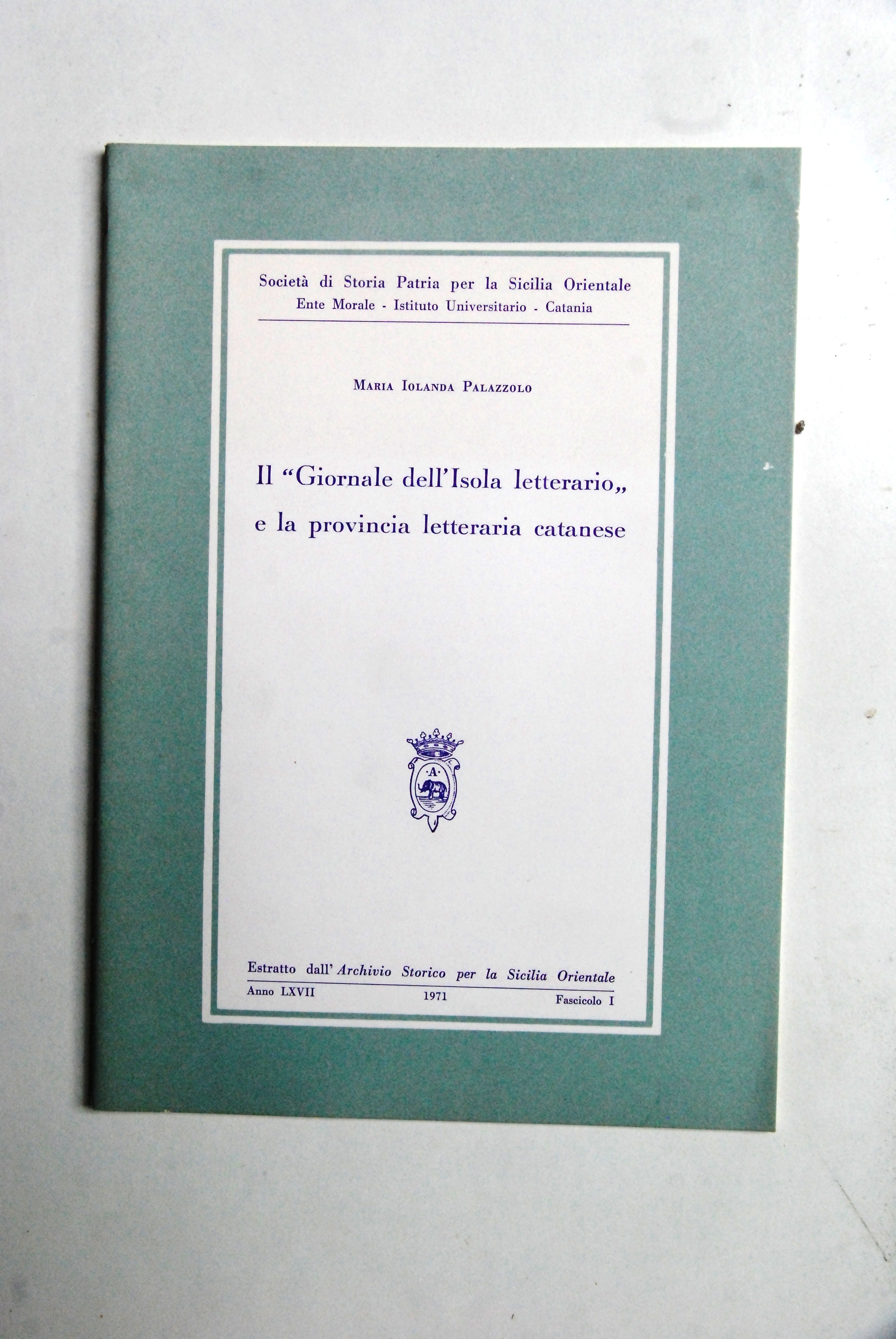 il giornale dell'isola letterario e la provincia letteraria catanese