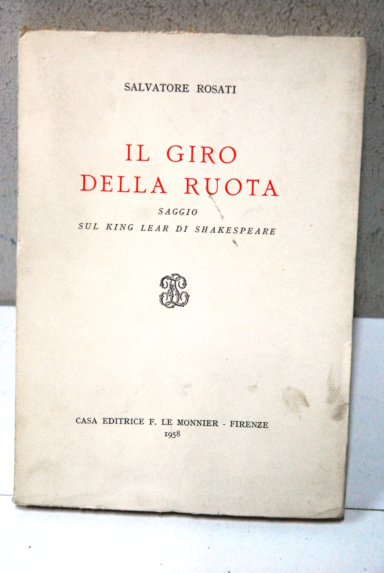 Il giro della ruota saggio sul king lear di shakespeare