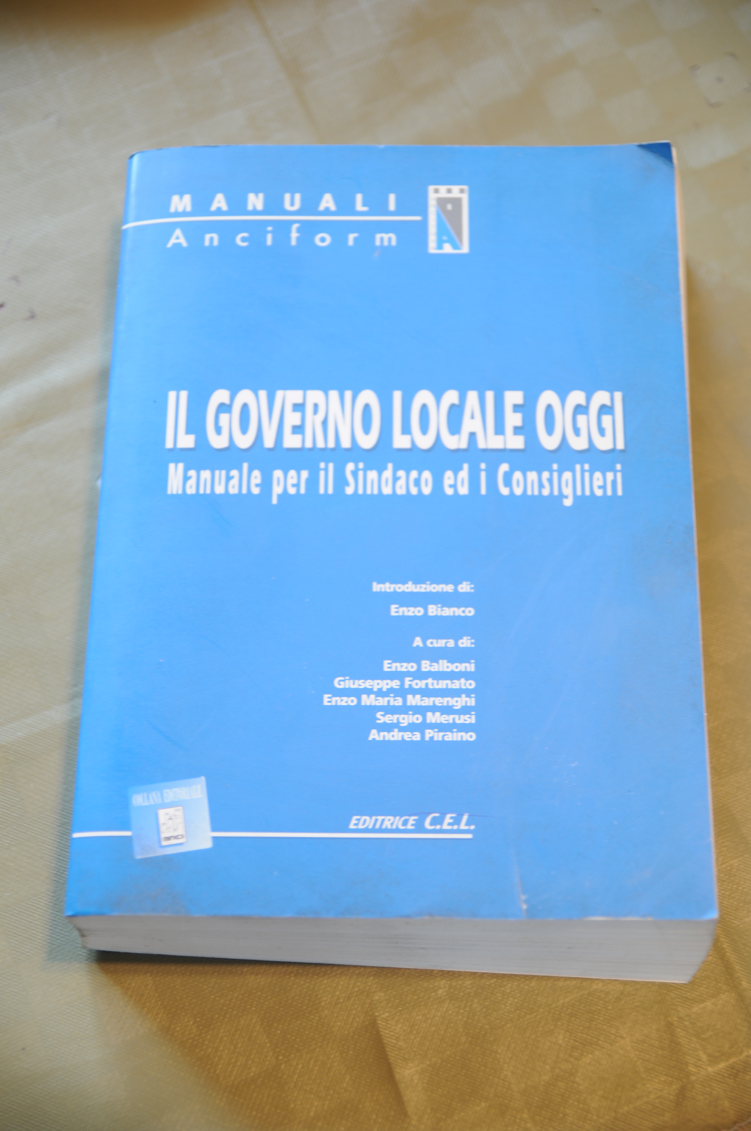 il governo locale oggi manuale per il sindaco e i …