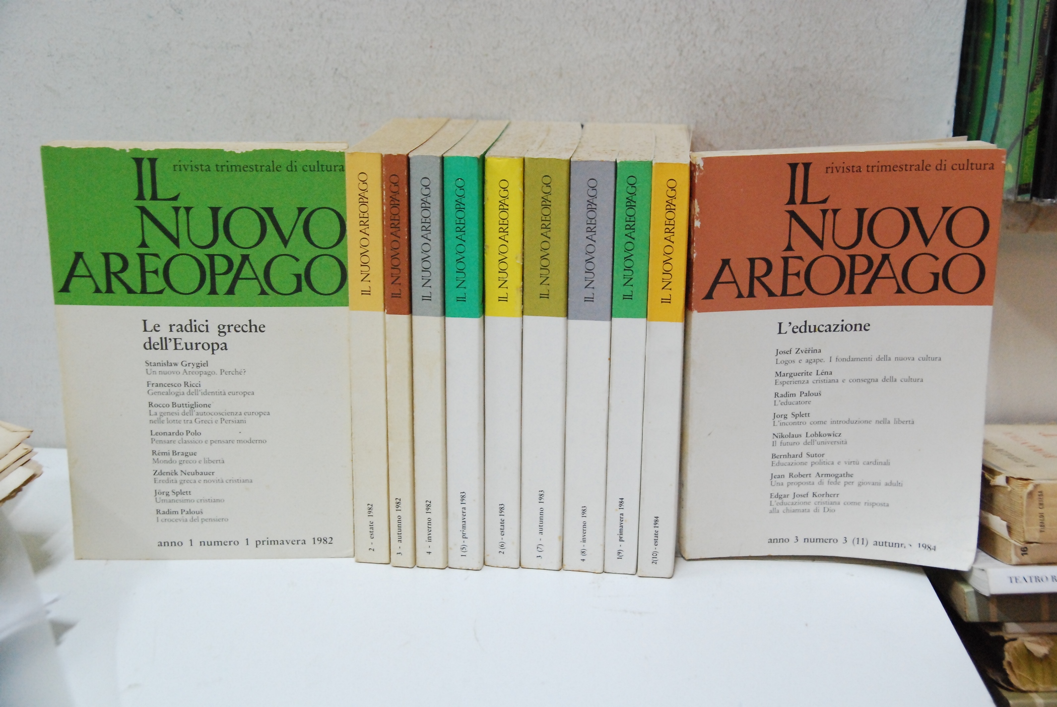 il nuovo aeropago rivista trimestrale di cultura primi 11 numeri …