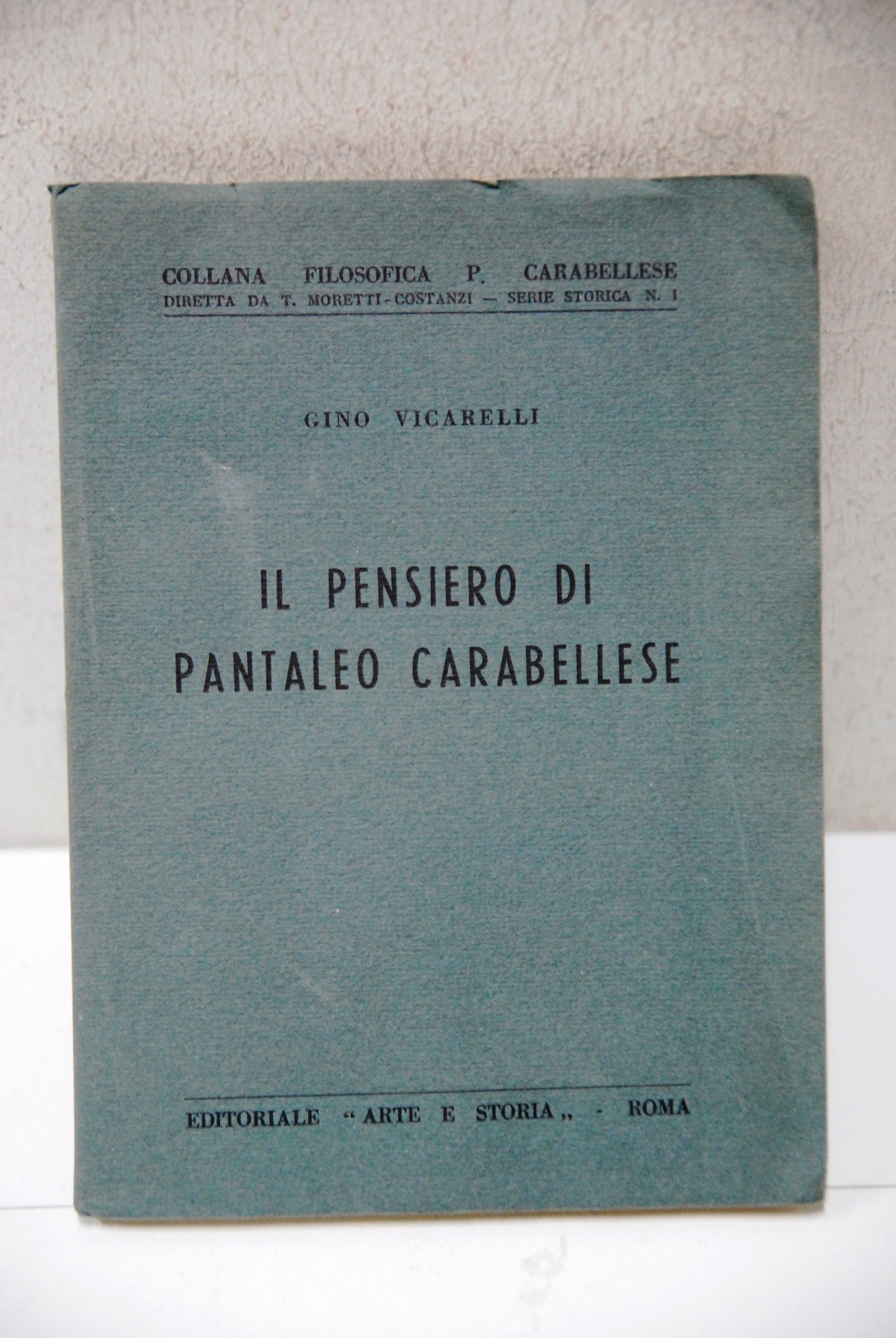 il pensiero di pantaleo carabellese