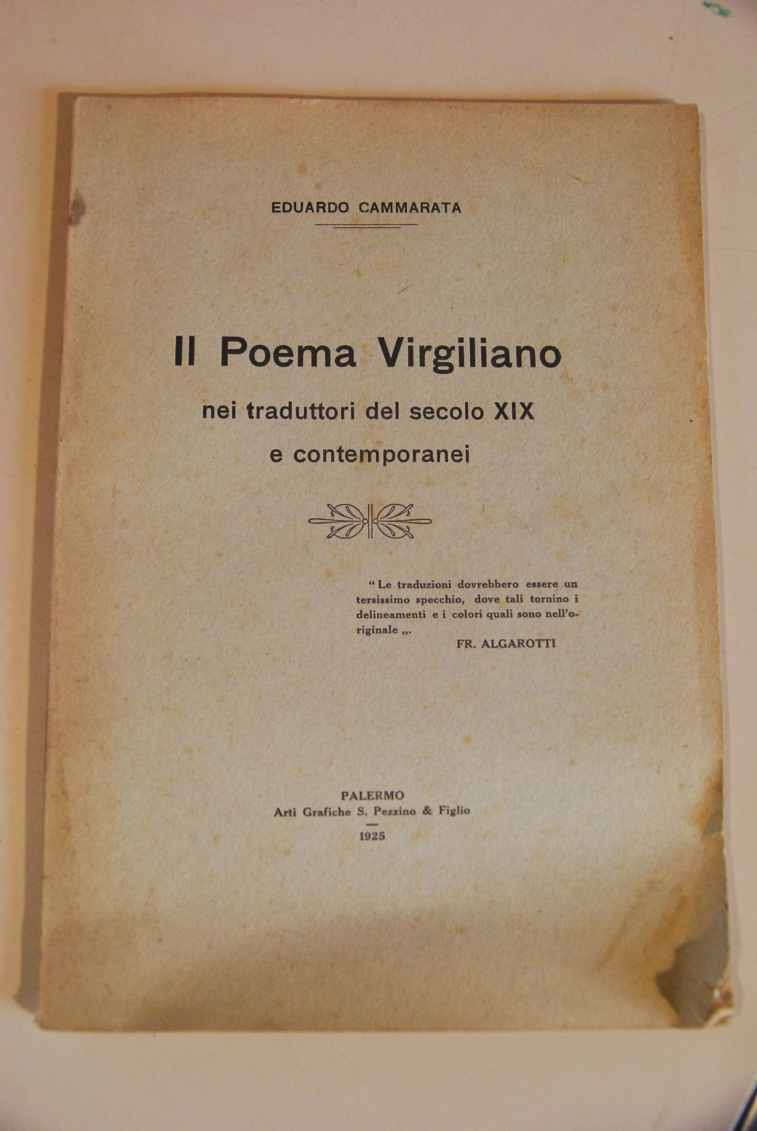 il poema virgiliano nei traduttori del secolo xix