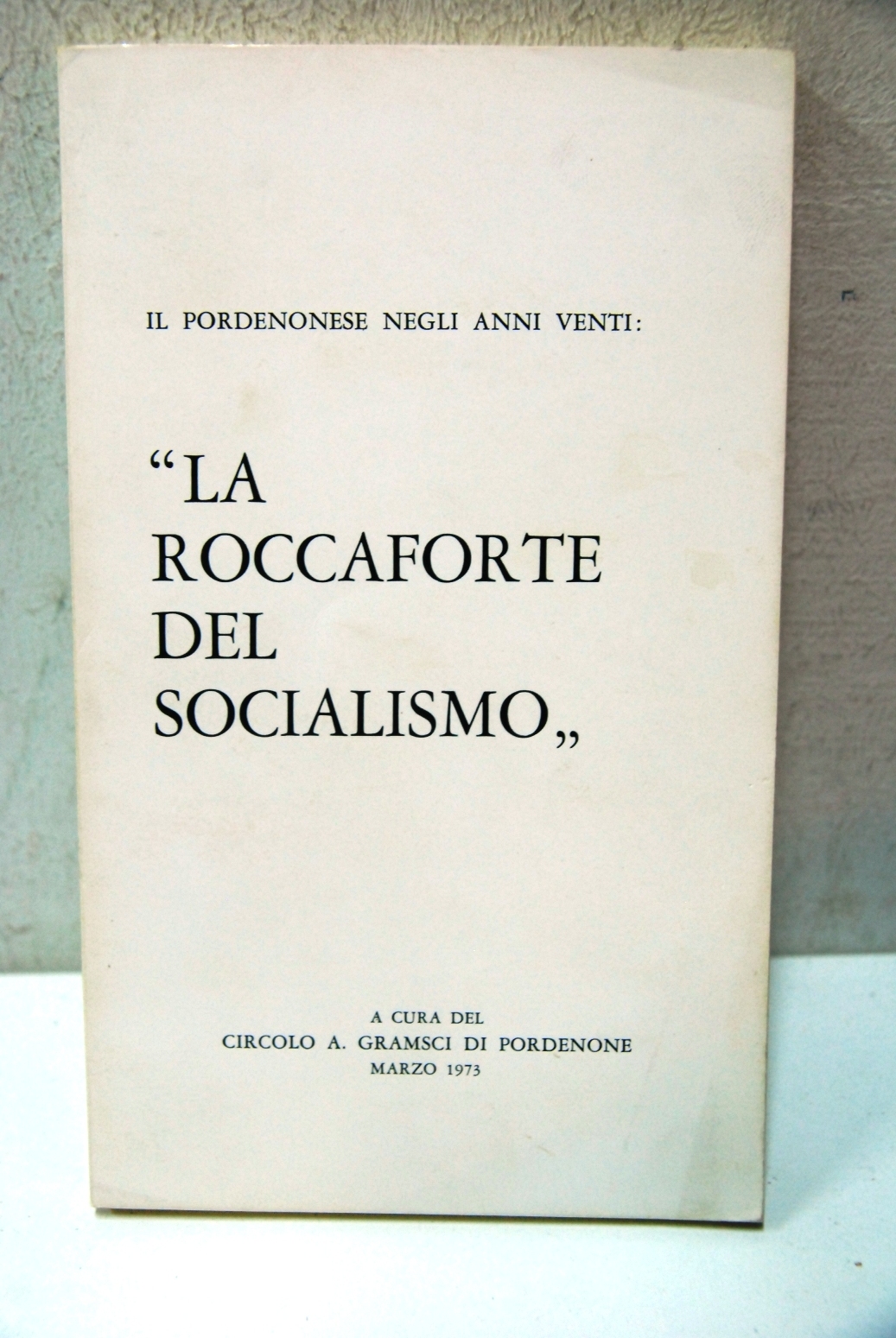 Il pordenone degli anni 20' la roccaforte del socialismo