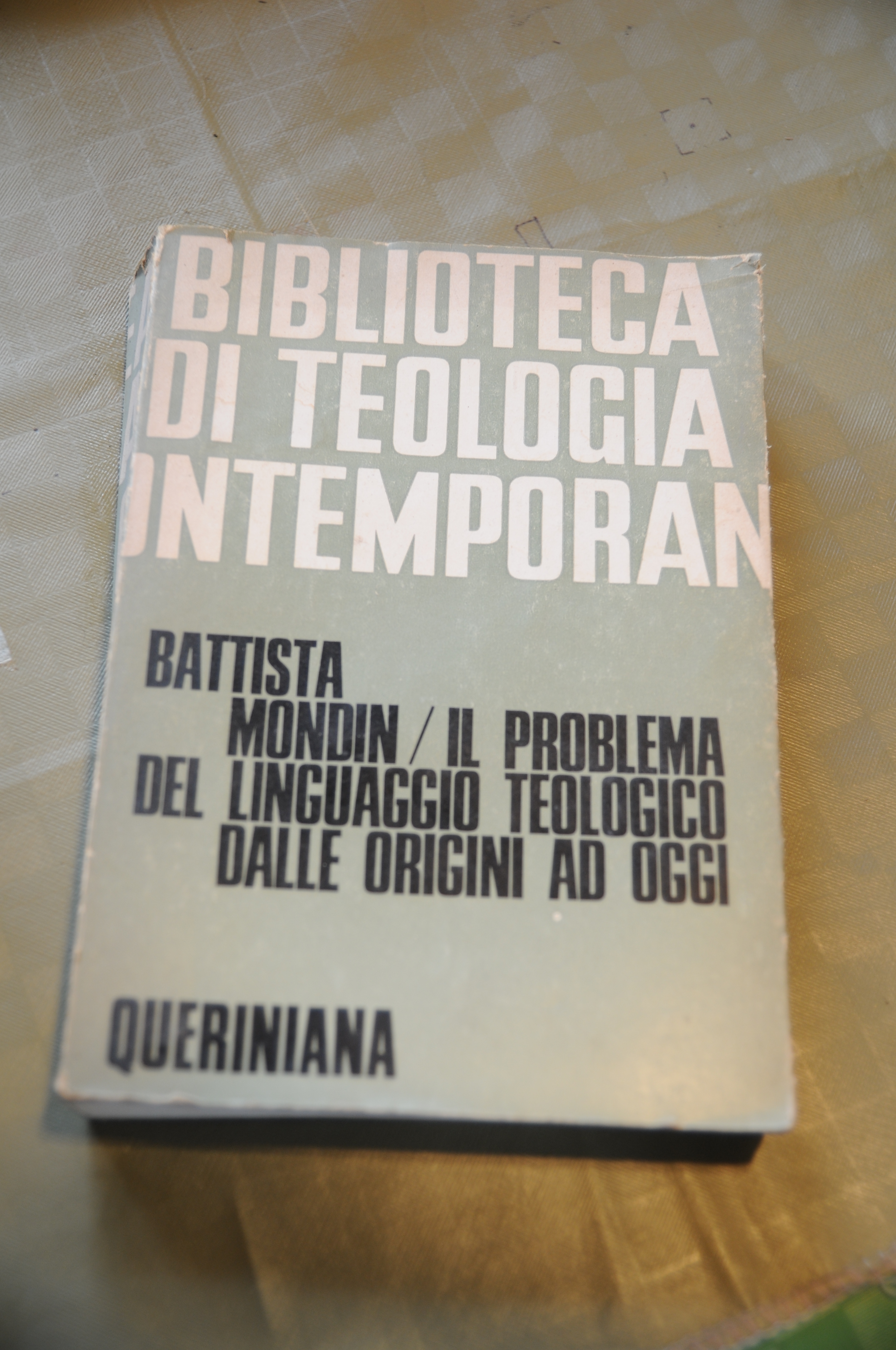 il problema del linguaggio teologico dalle origini ad oggi NUOVO