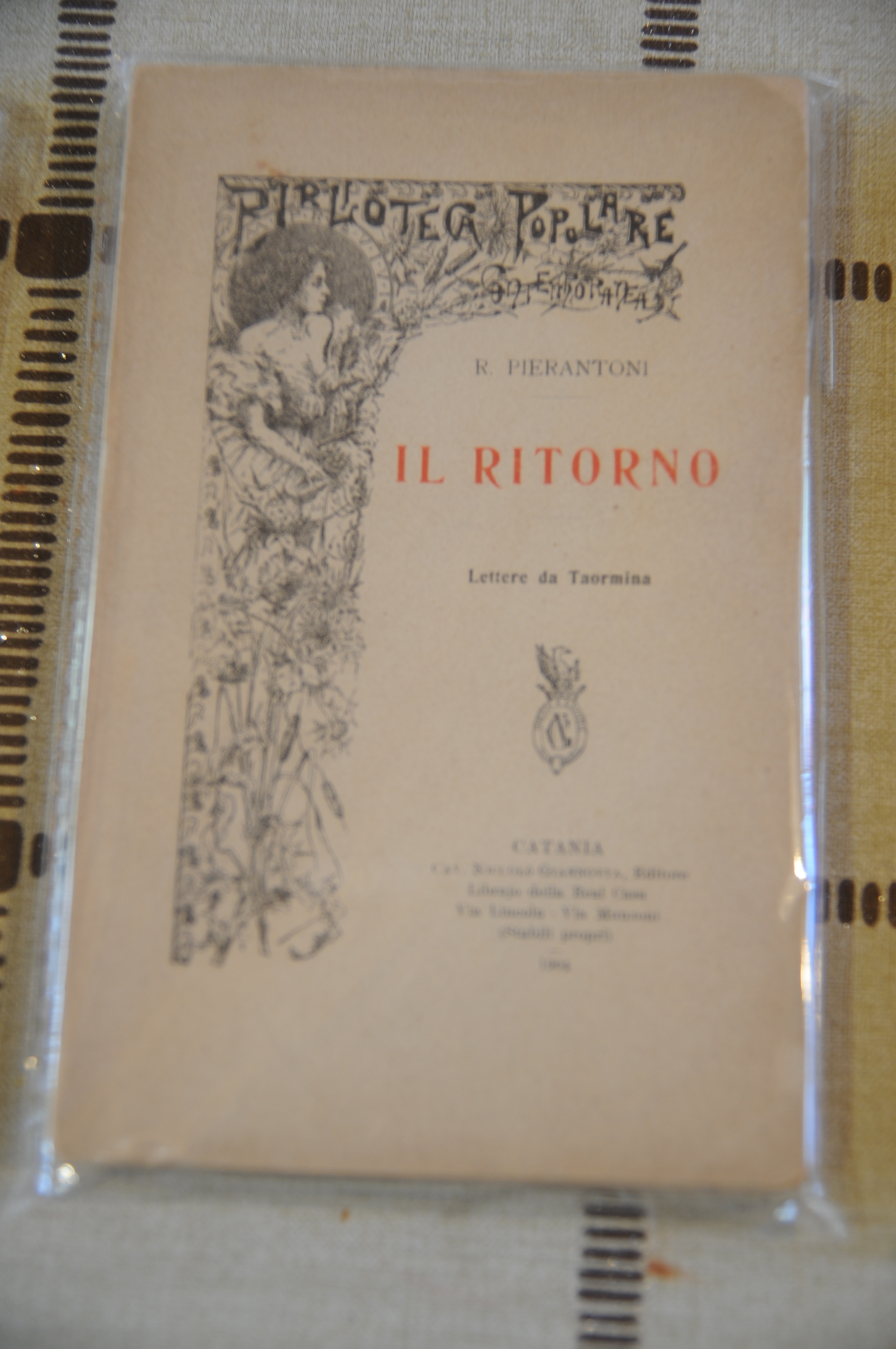 il ritorno lettere da taormina NUOVISSIMO