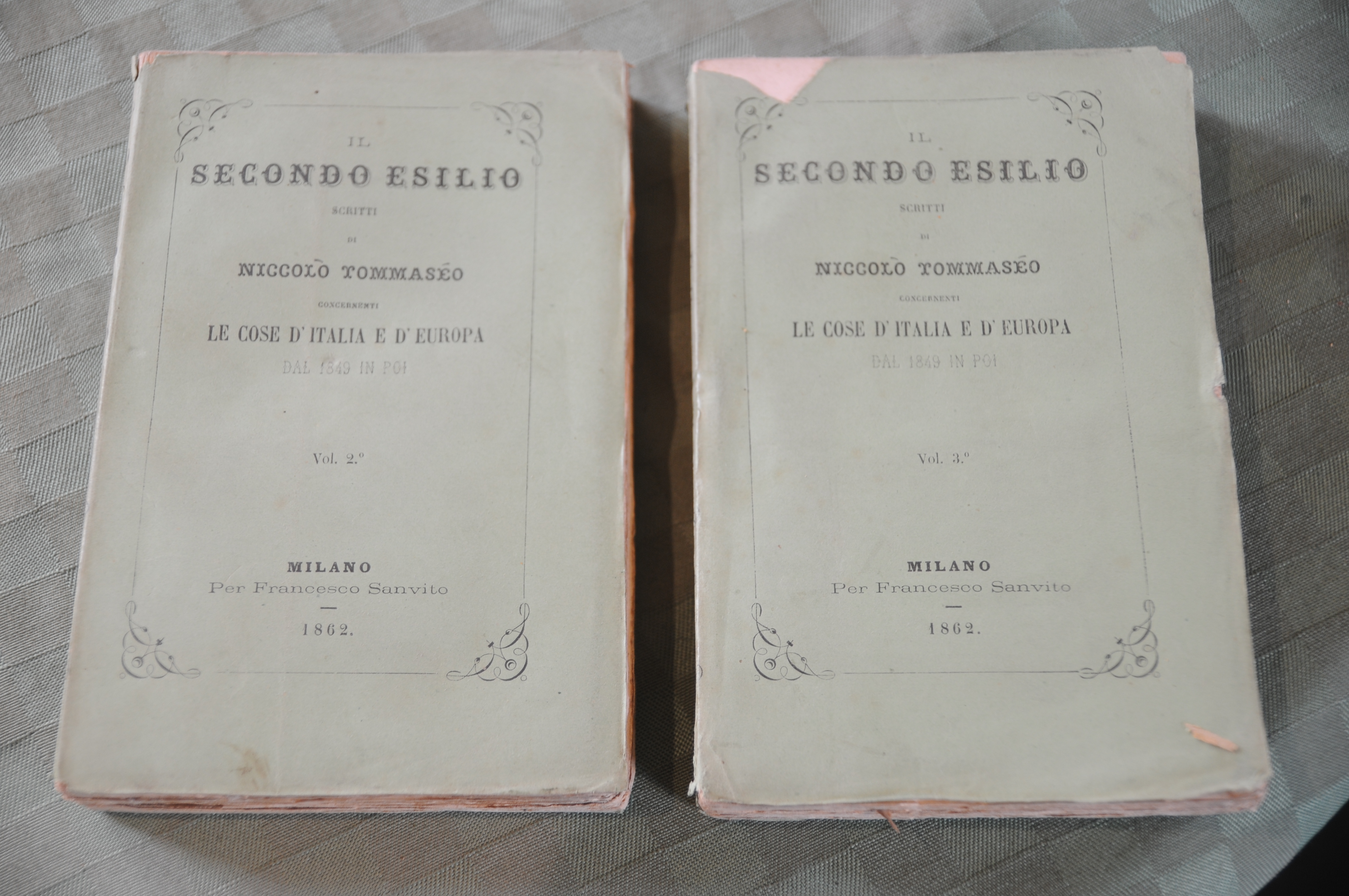 il secondo esilio concernenti le cose d'italia e d'europa vol. …