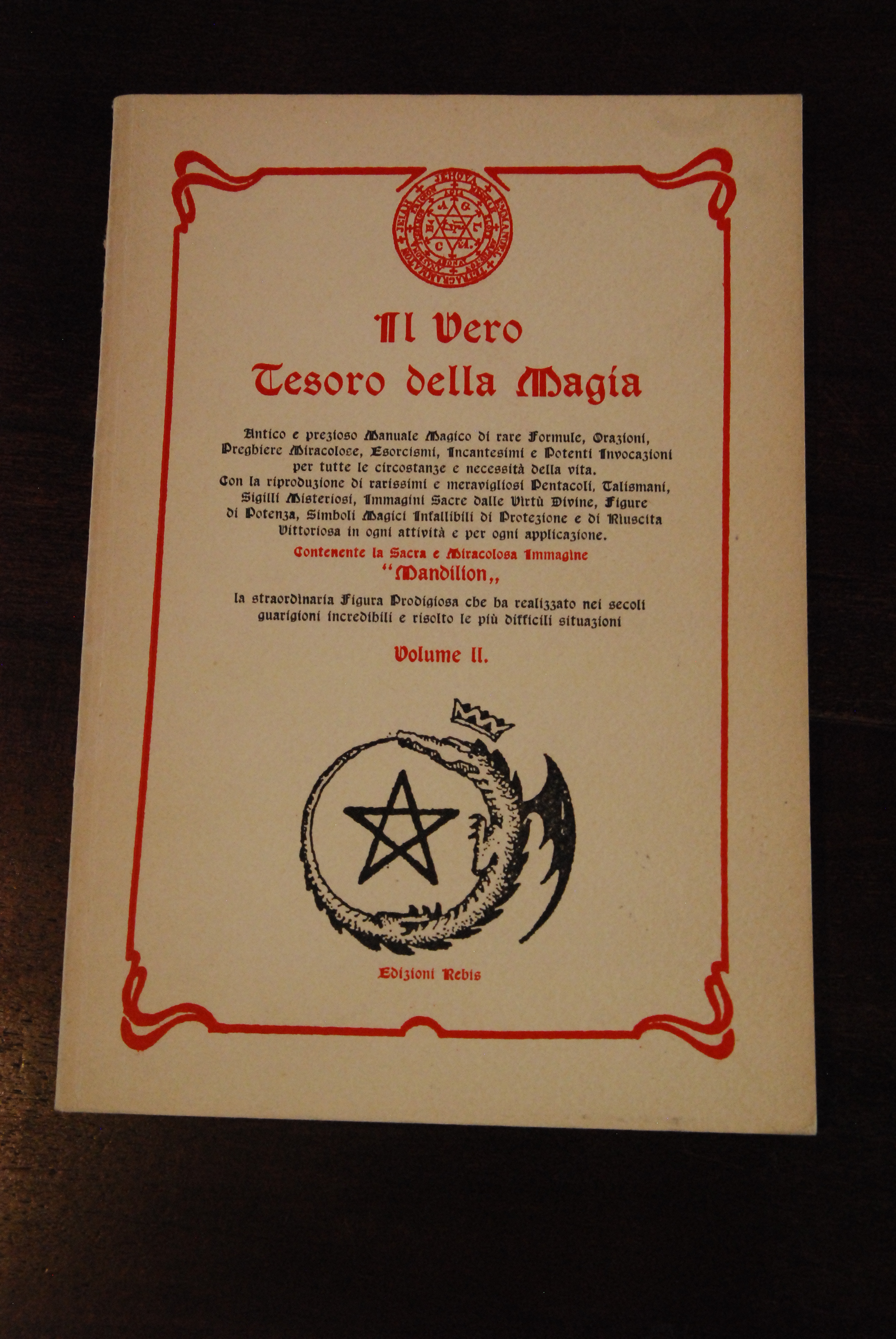 IL VERO Tesoro della magia volume II 2 NUOVO