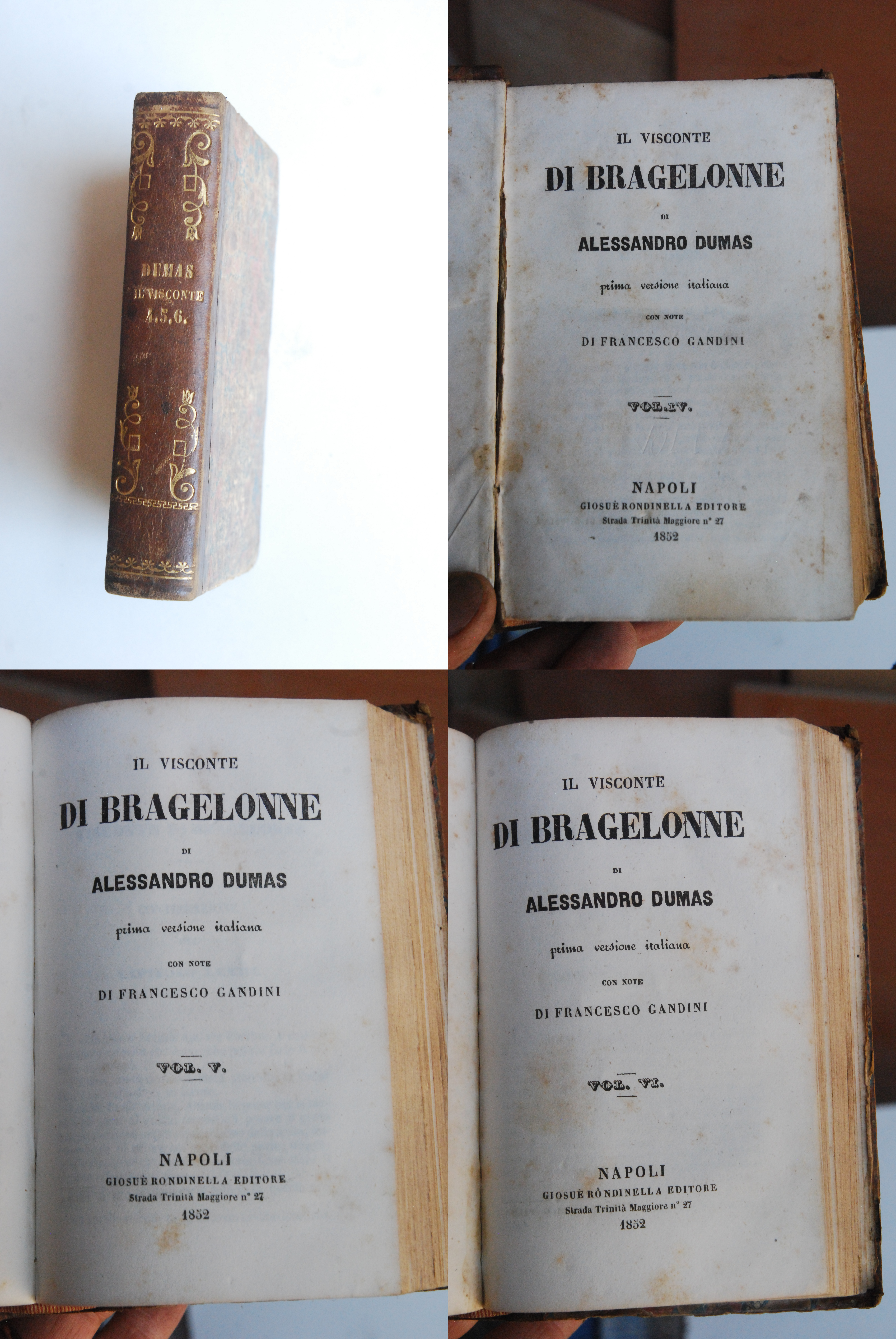 il visconte di bragelonne voll. 4,5,6 in unico tomo