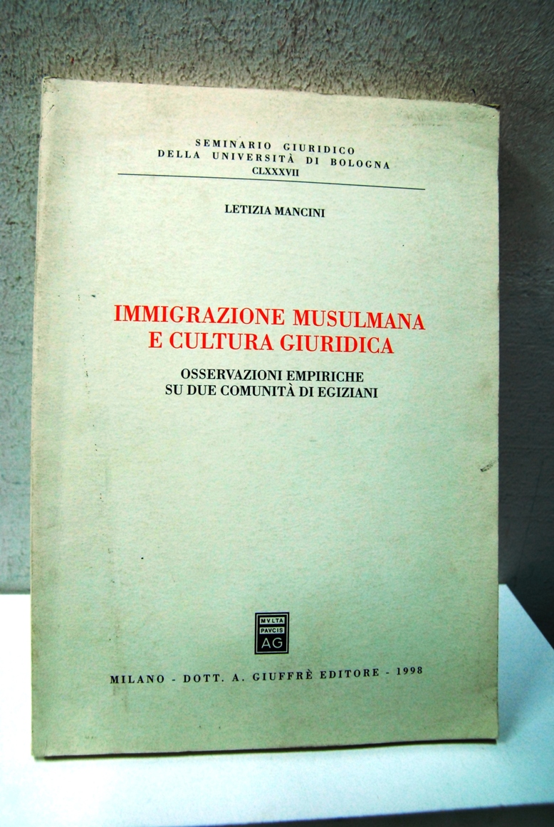 Immigrazione musulmana e cultura giuridica