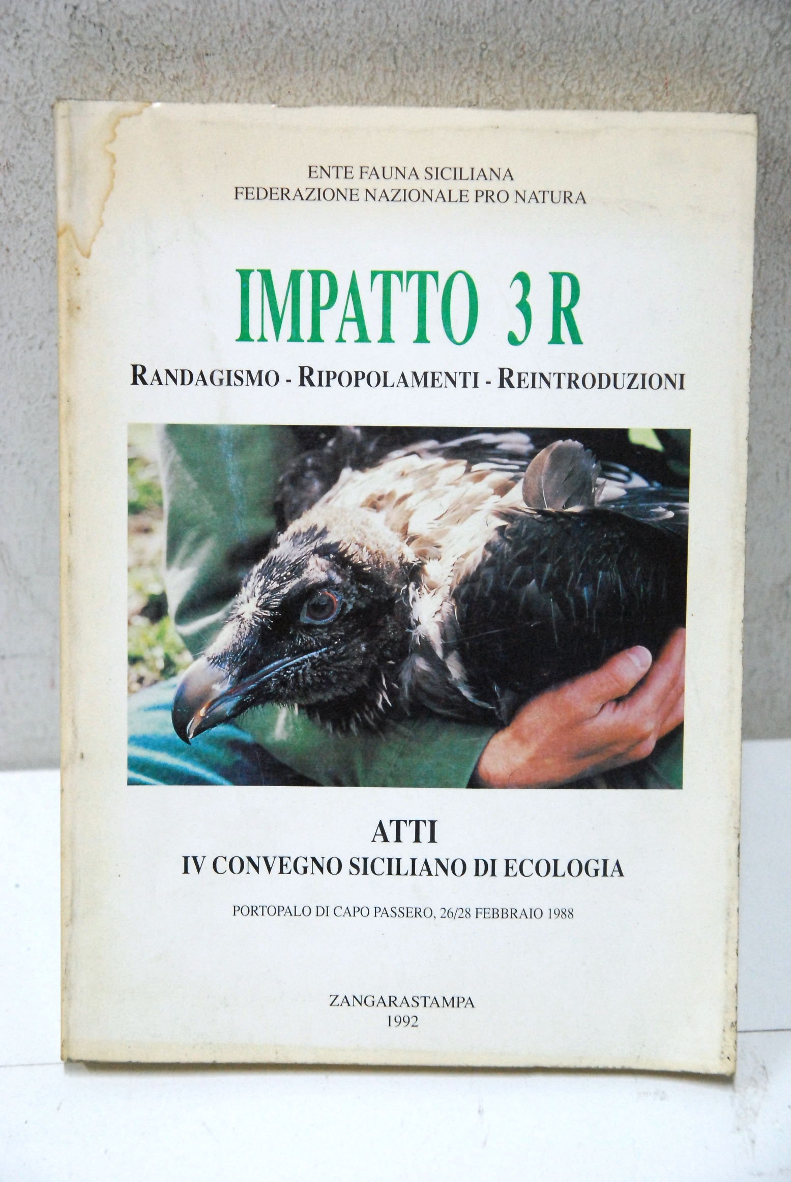 impatto 3 r randagismo ripopolamenti reintroduzioni atti IV convegno siciliano …