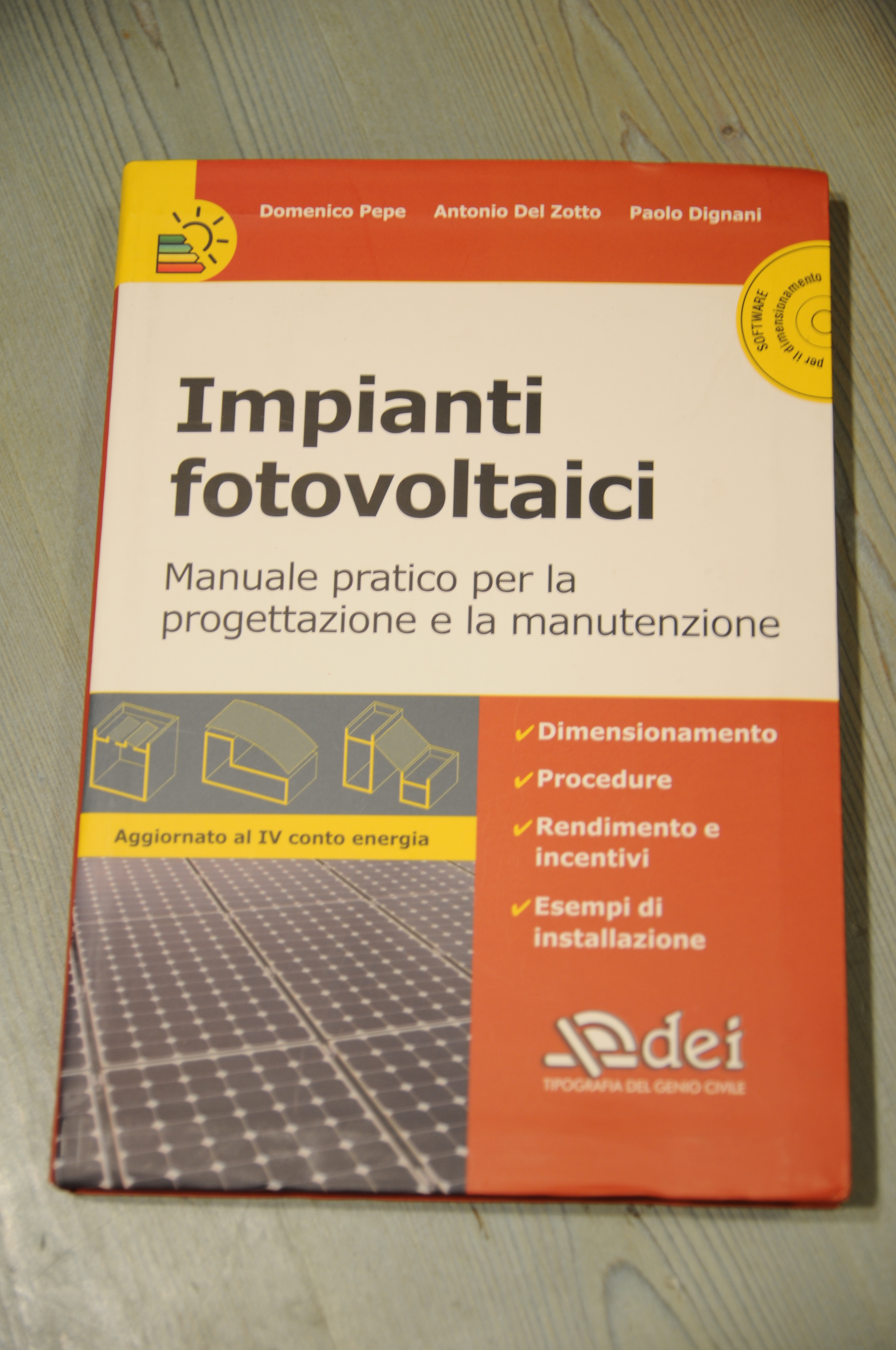 impianti fotovoltaici NUOVISSIMO con cd rom