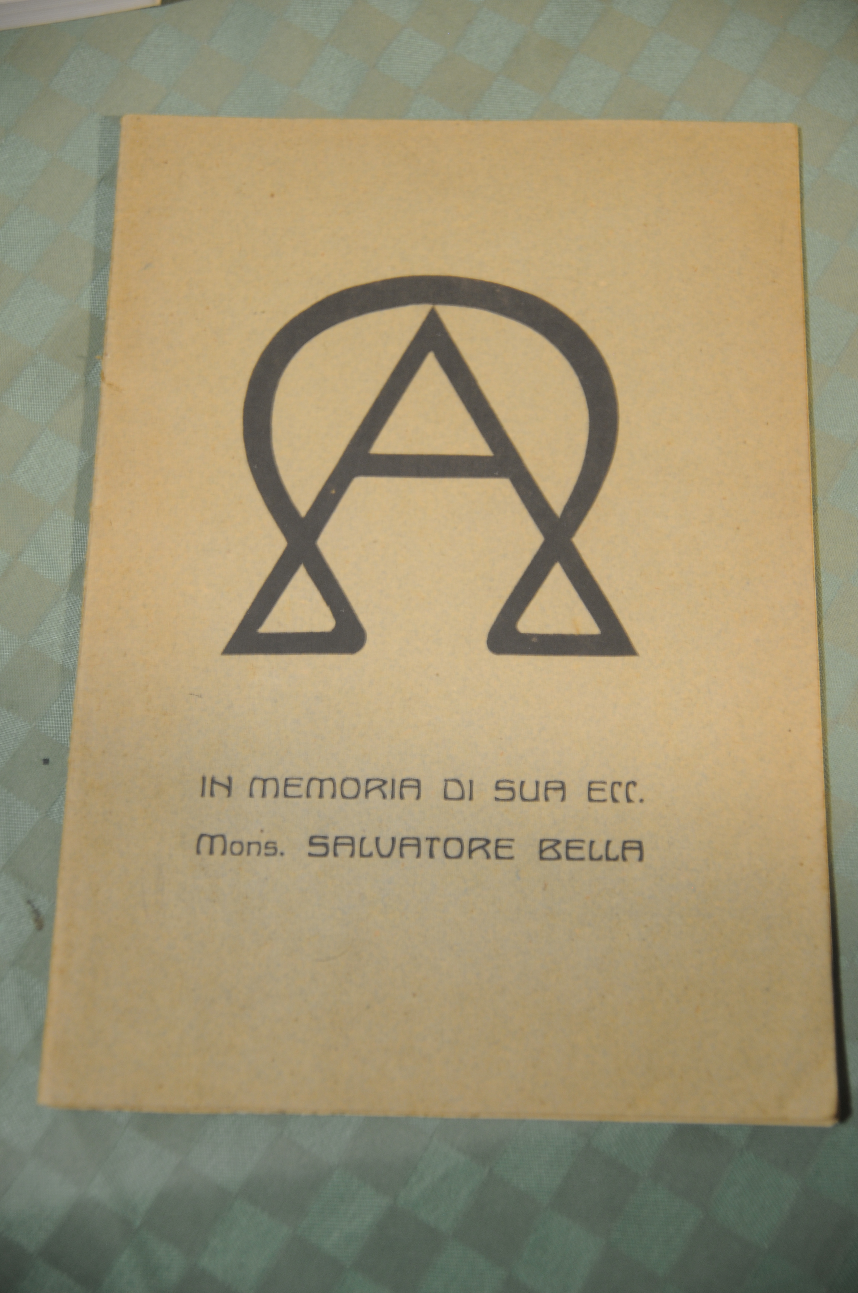 In memoria di sua ecc. mons. salvatore bella vescovo di …
