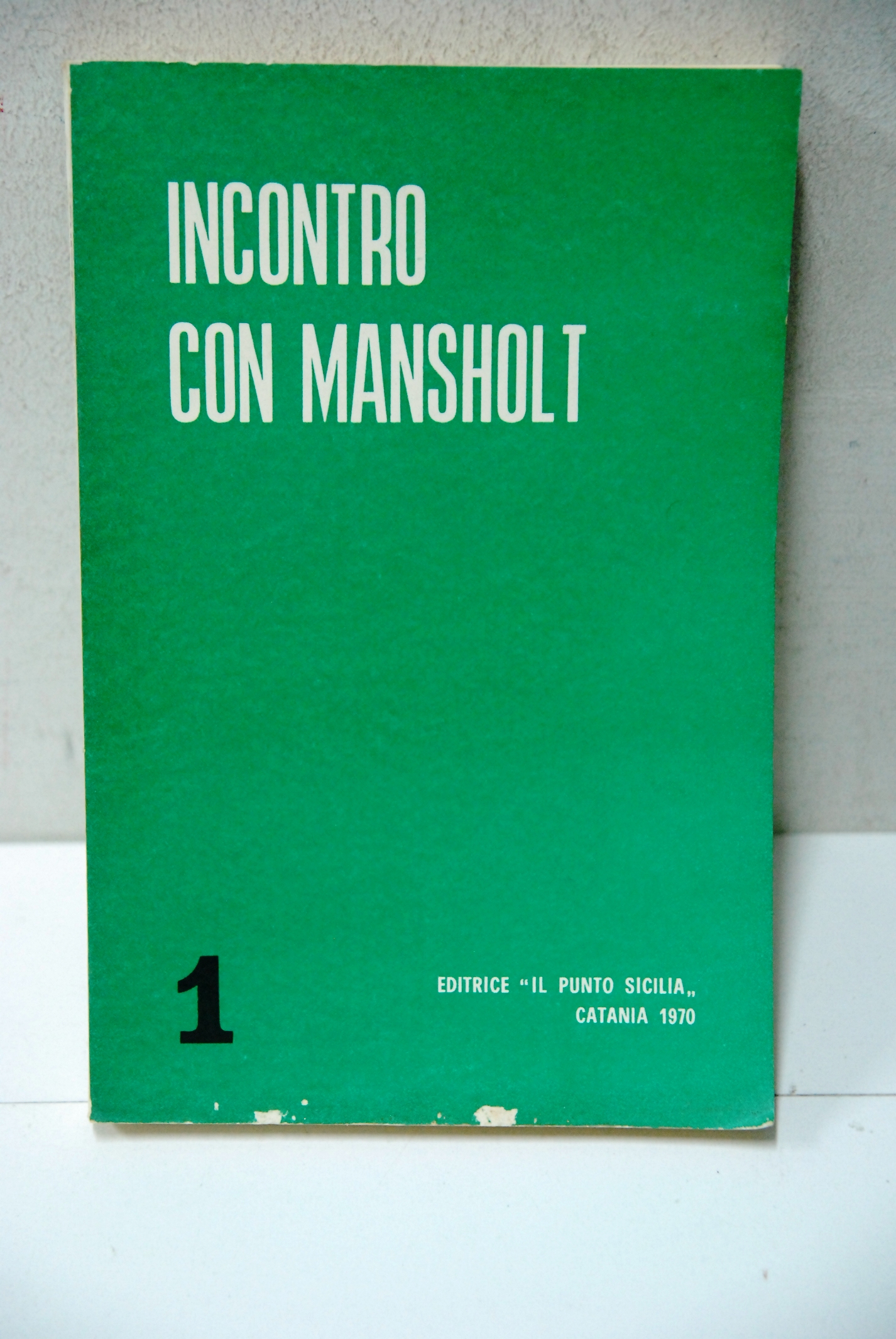 incontro con mansholt convegno dell'agricoltura
