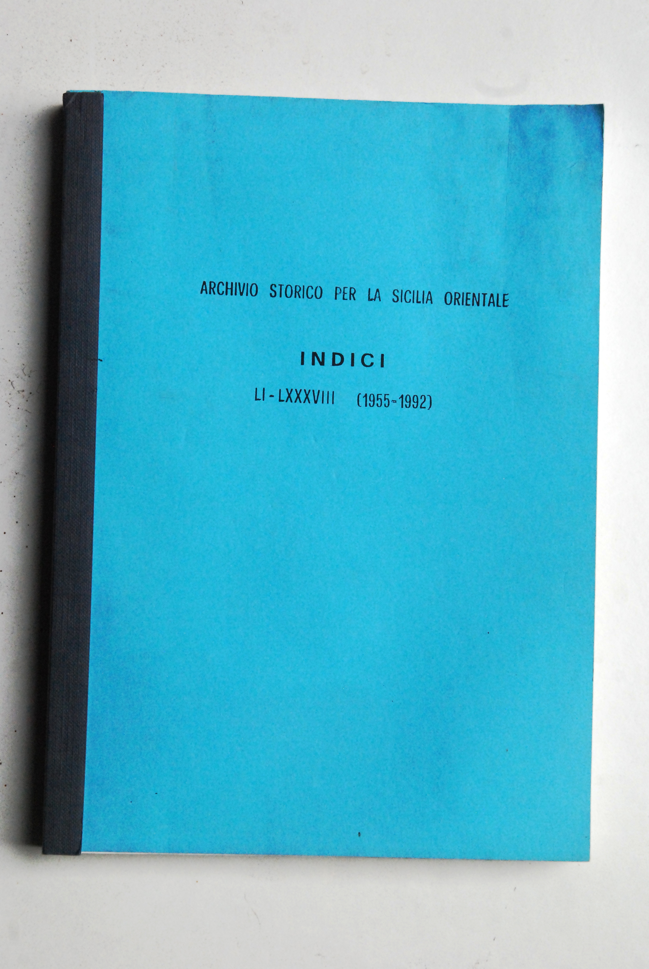 indici LI - LXXXVIII (1955-1992)