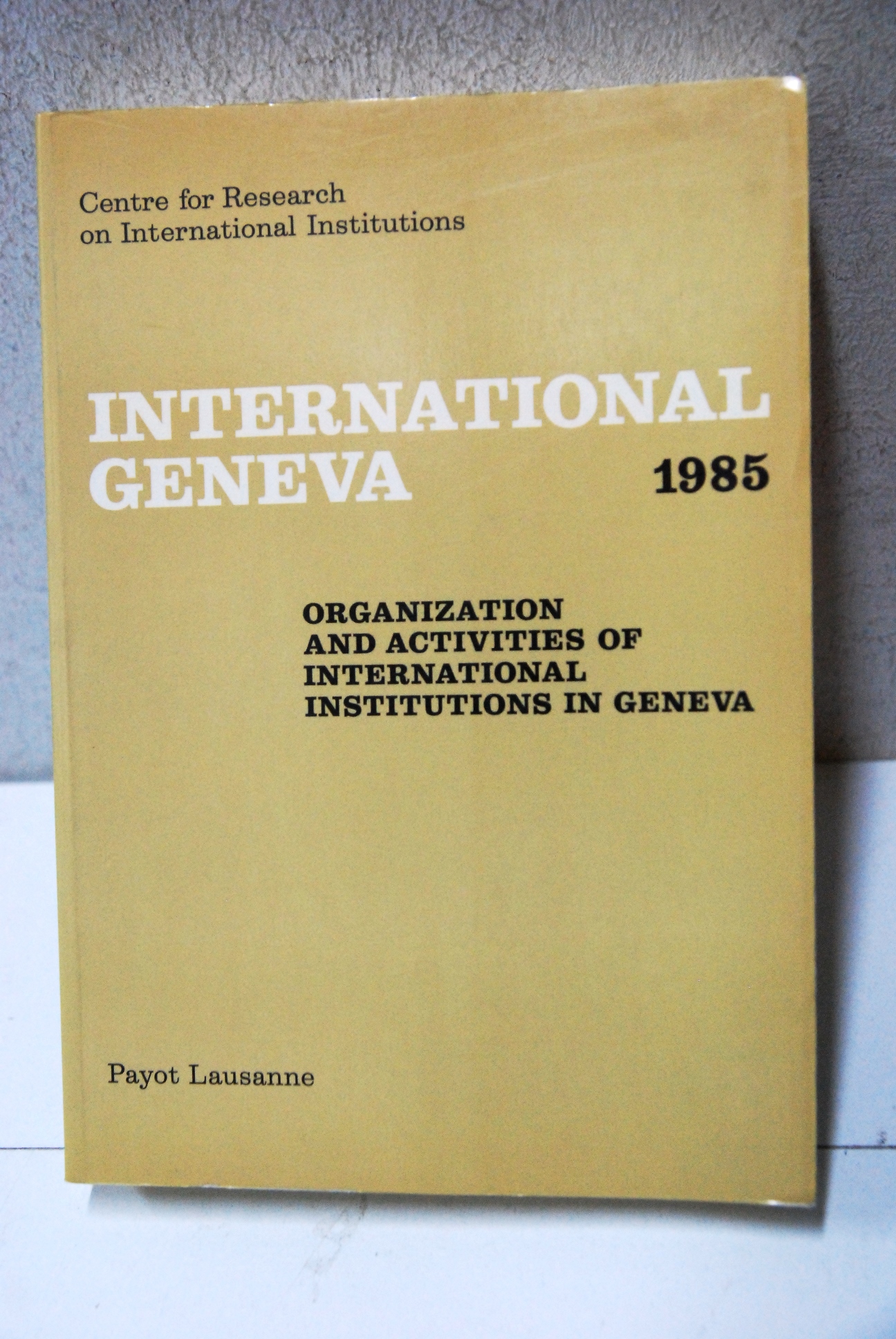 international geneva 1985 NUOVO