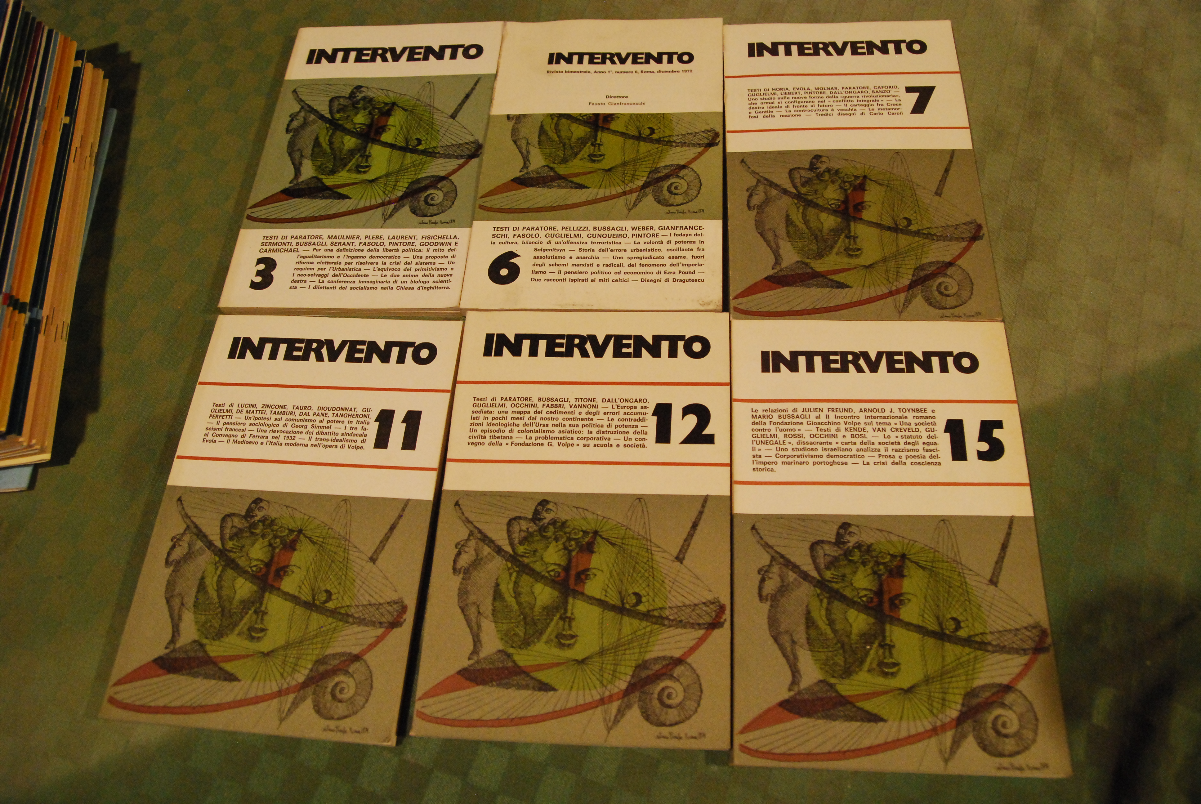 intervento rivista bimestrale (voll. in foto) NUOVI