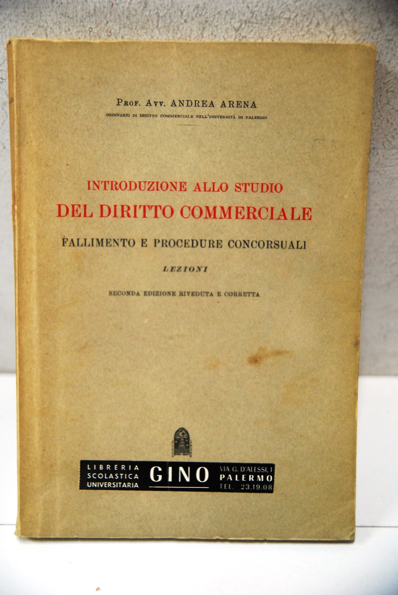 Introduzione allo studio del diritto commerciale, fallimento e procedure consensuali