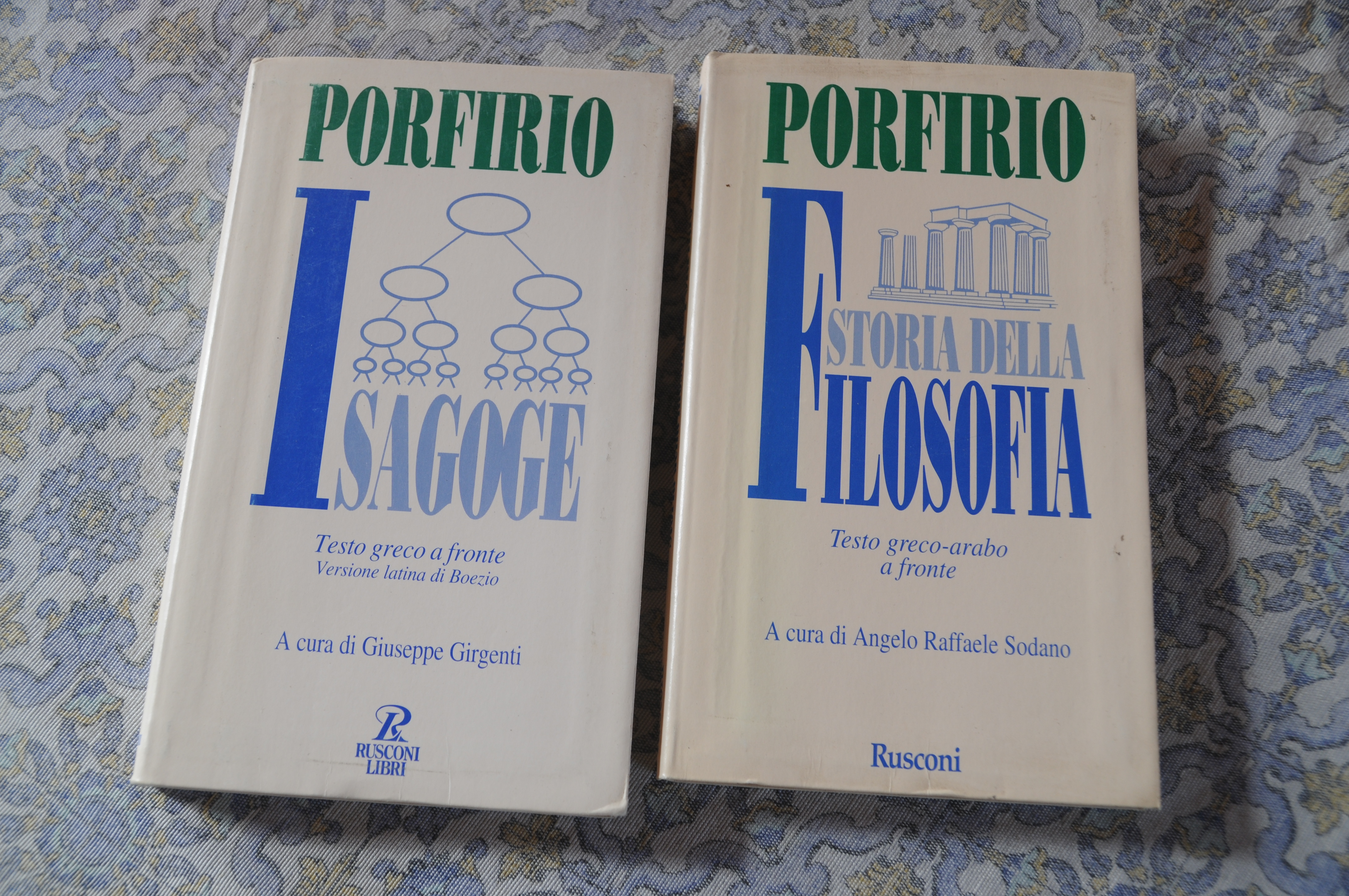 isagoge e storia della filosofia 2 voll. ottime condizioni NUOVI