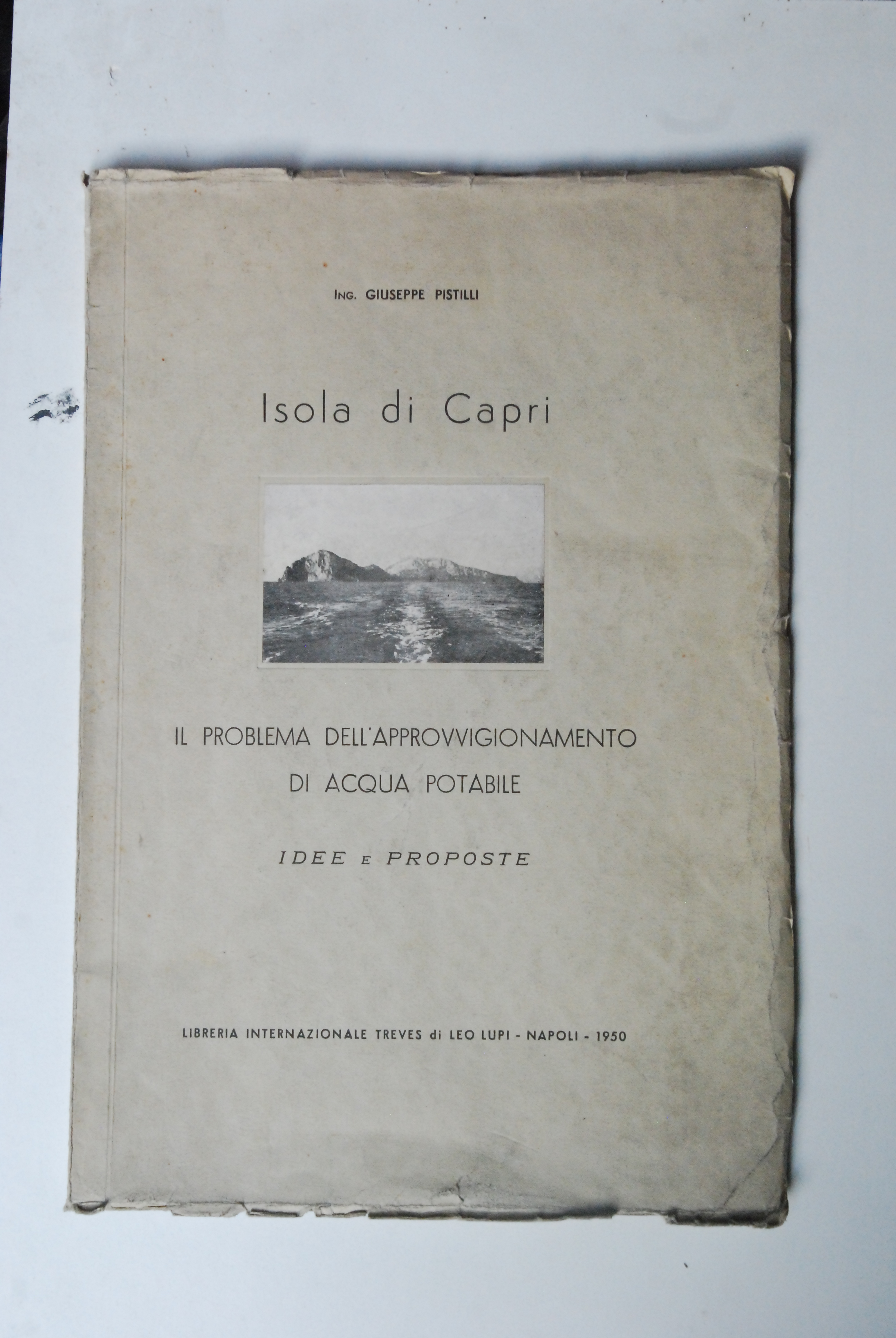 isola di capri il problema dell'approvvigionamento di acqua potabile