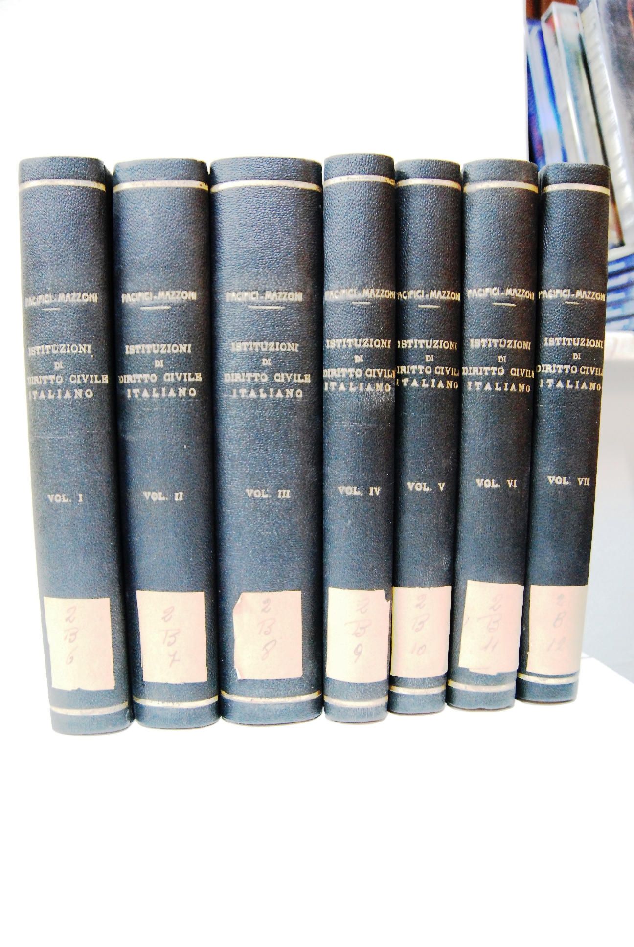 Istituzioni di diritto civile italiano in 7 volumi ? opera …