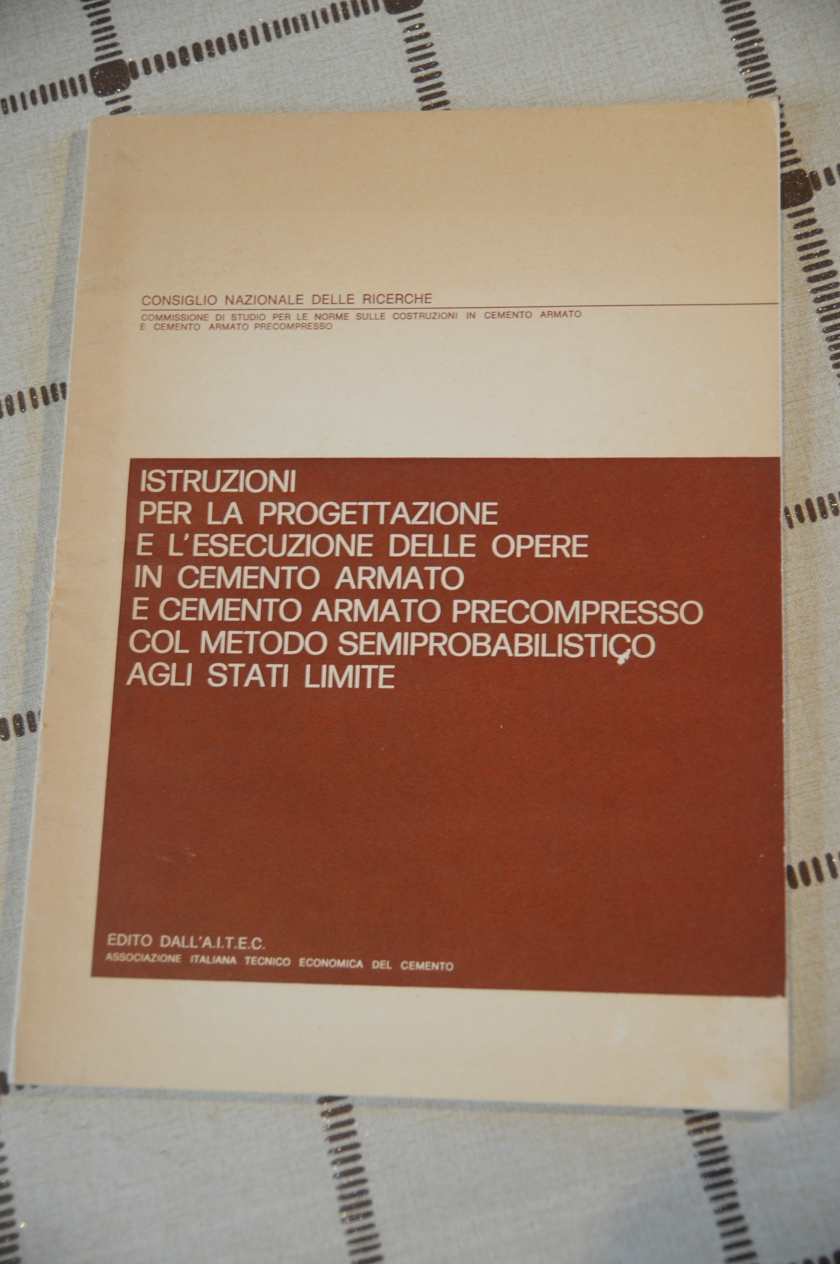 istruzioni per la progettazione e l'esecuzione delle opere in cemento …