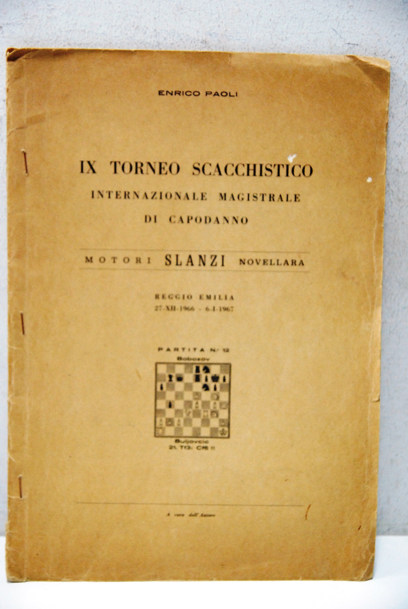 IX torneo scacchistico internazionale magistrale di capodanno