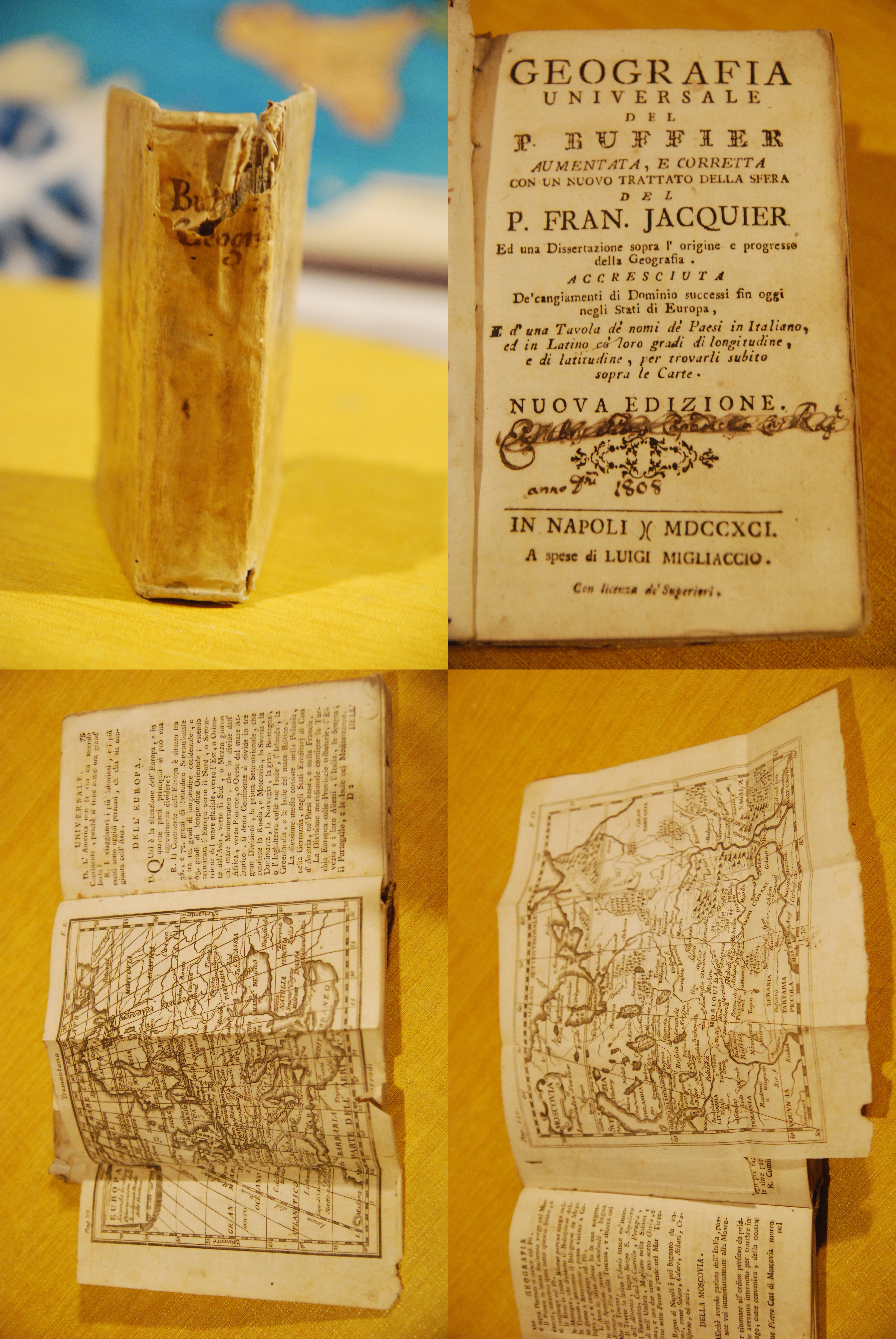 jacquier geografia universale del aumentata e corretta jacquier ottime cdz.
