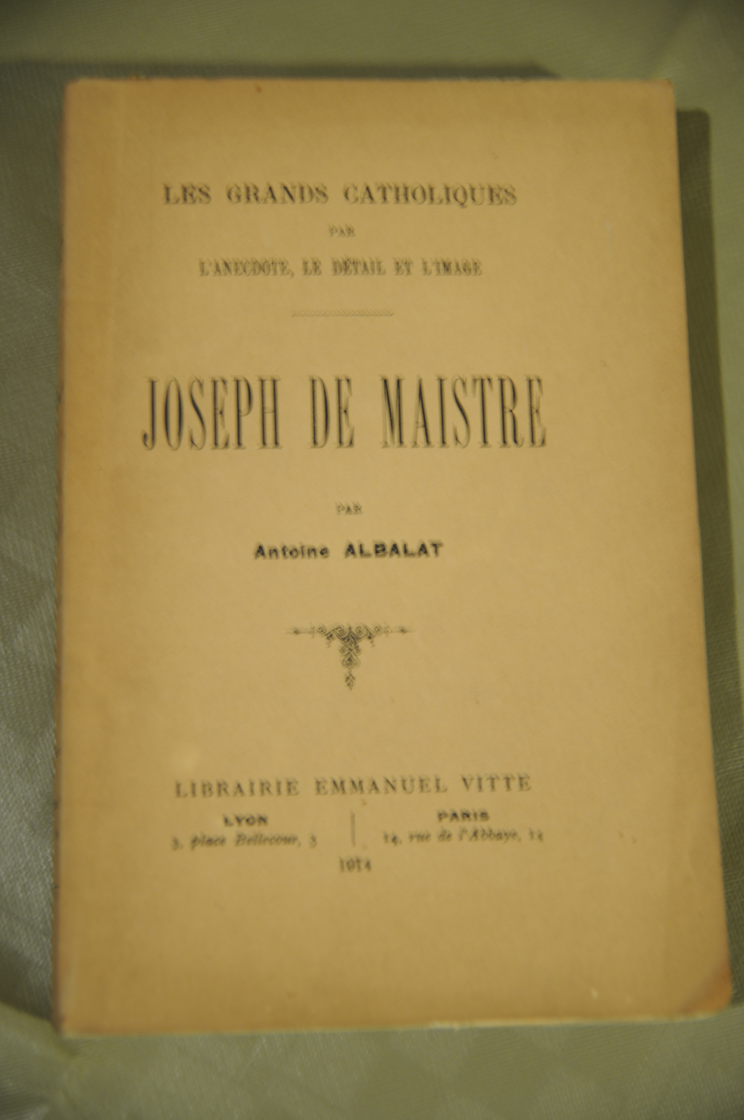 joseph de maistre NUOVO