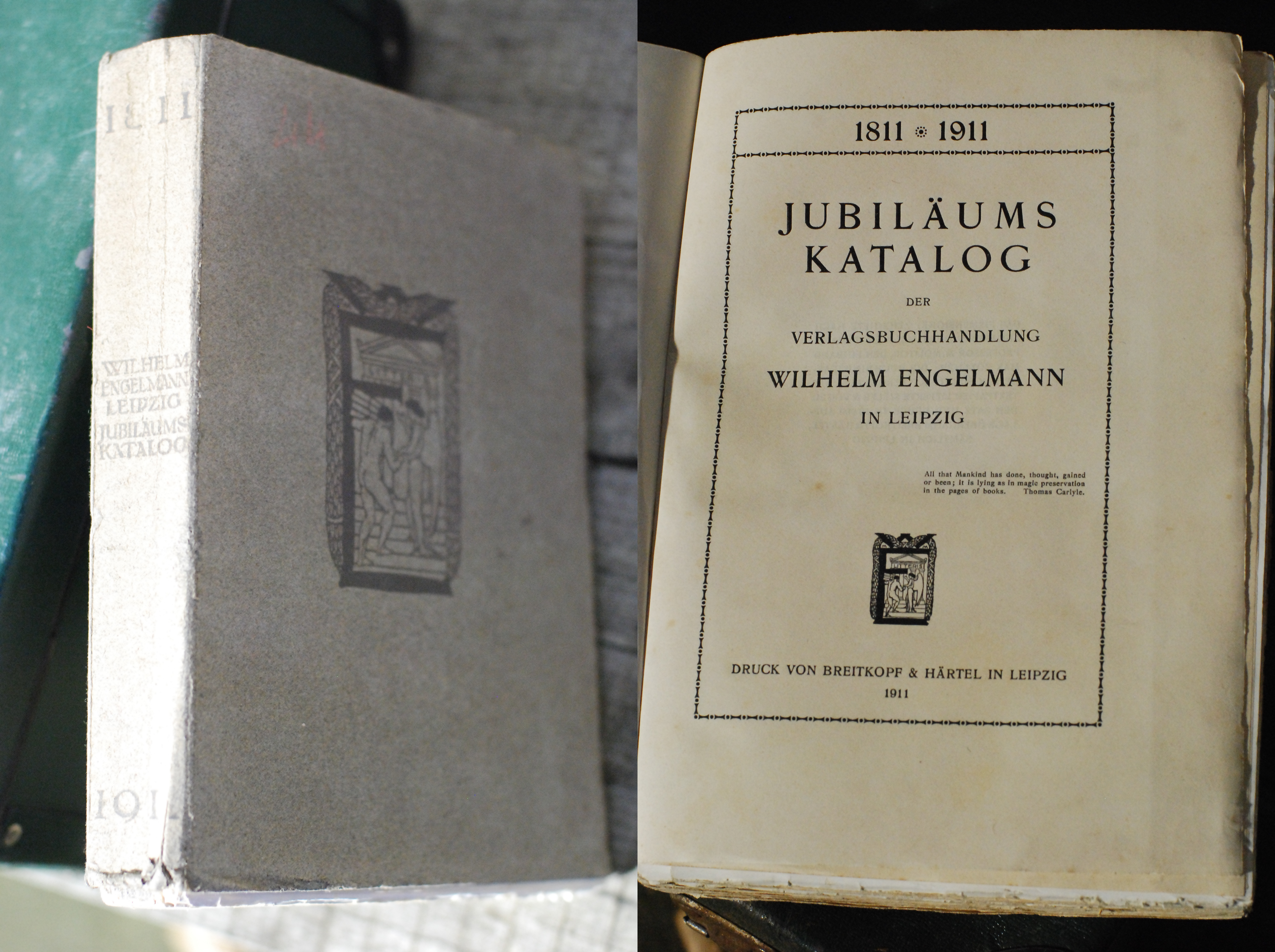 jubilaums katalog leipzig 1811-1911