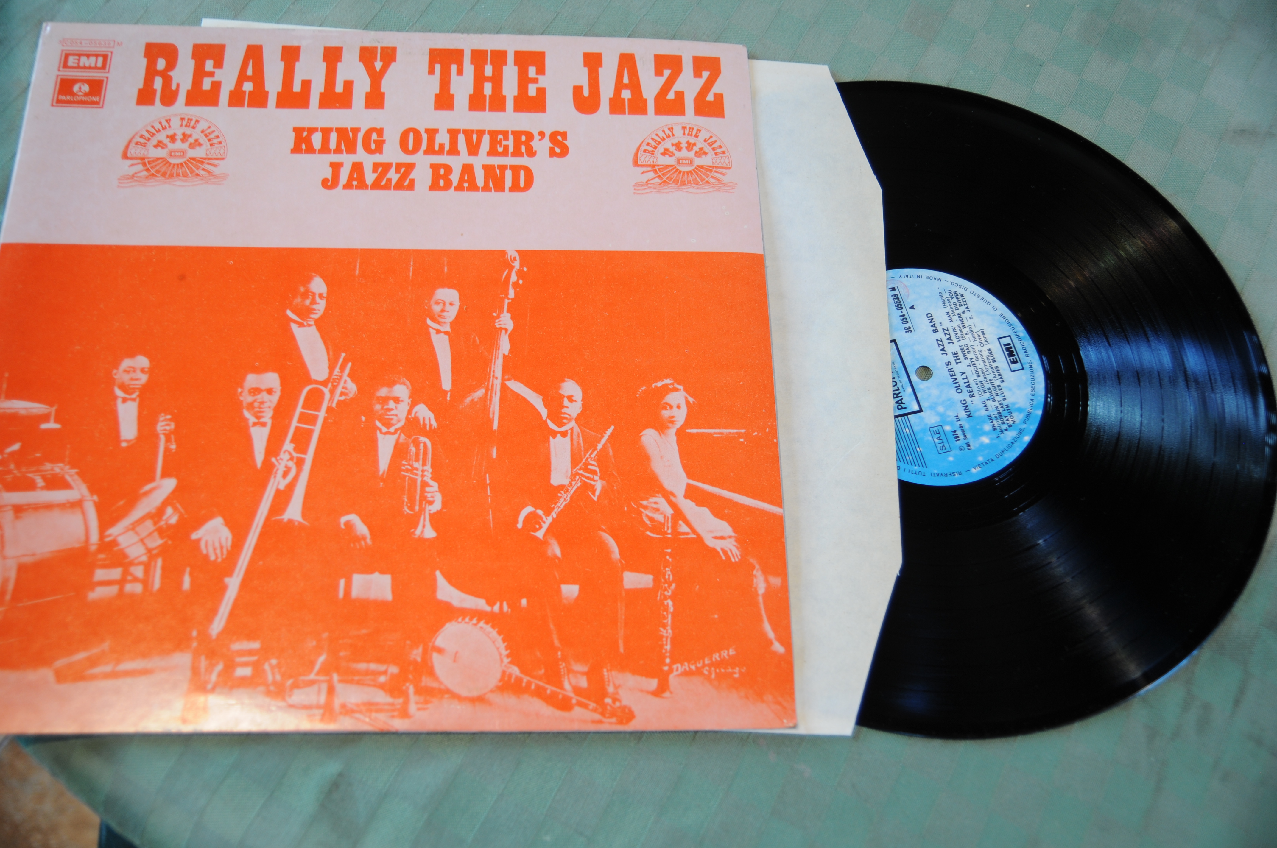 king oliver's jazz band LP VINILE NUOVO