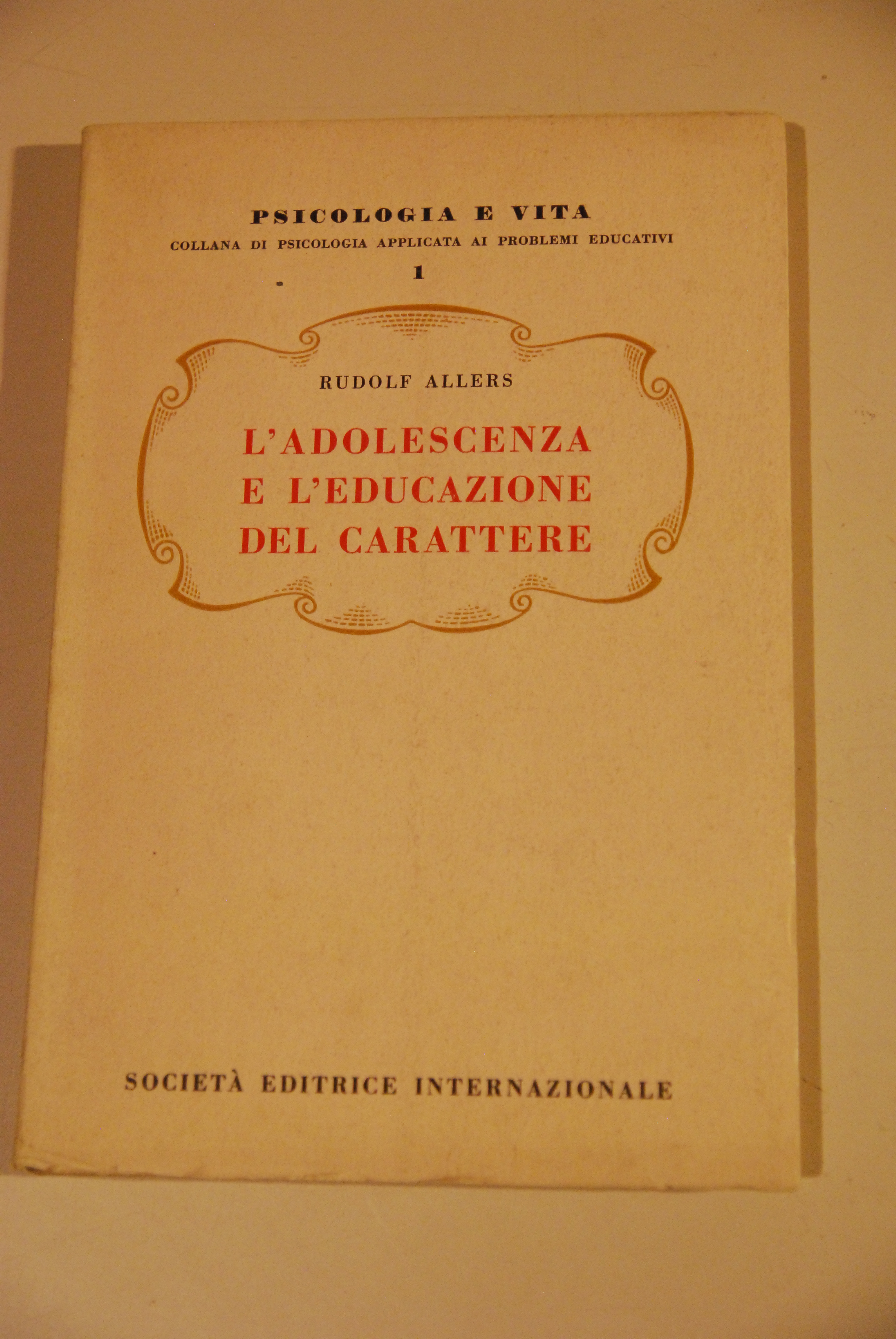 l'adolescenza e l'educazione del carattere NUOVO