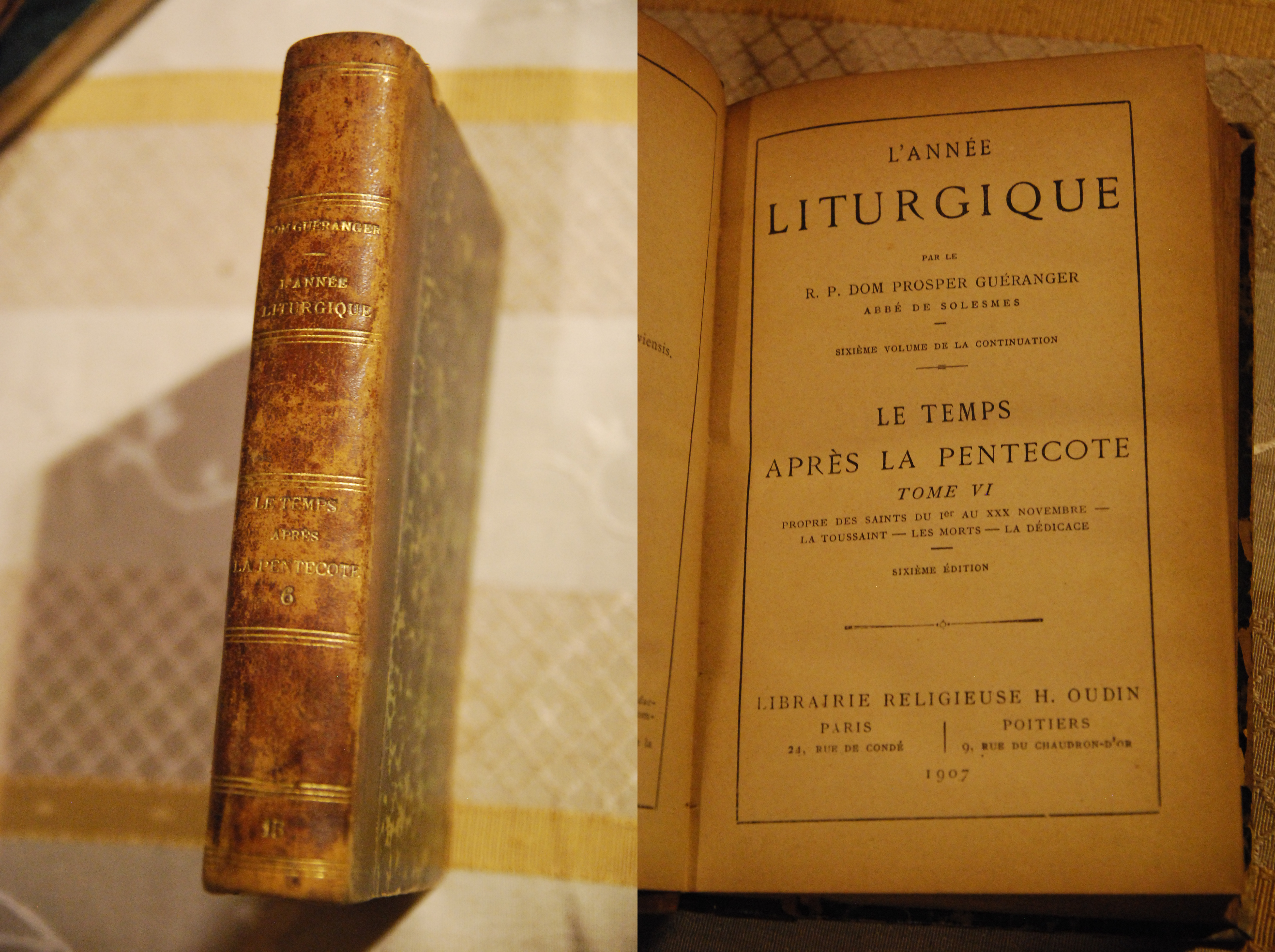 l'annee liturgique le temps apres la pentecote tome vi